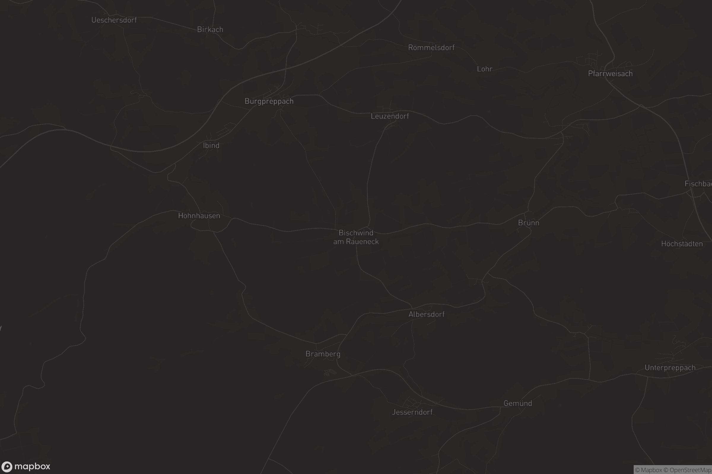 Karte von Bischwind am Raueneck