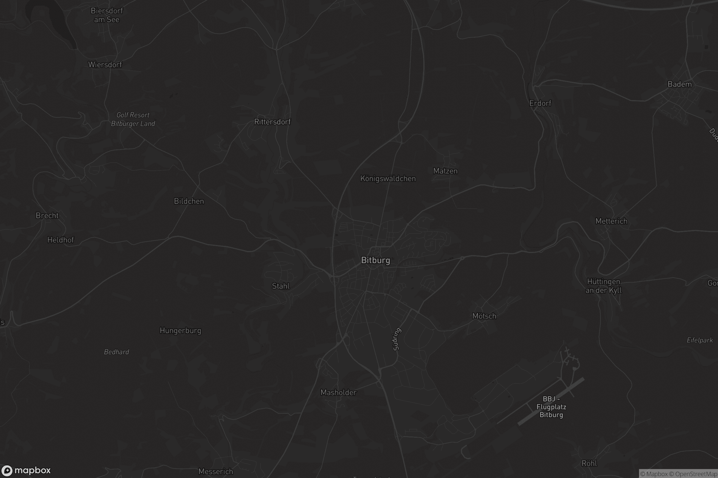 Karte von Bitburg