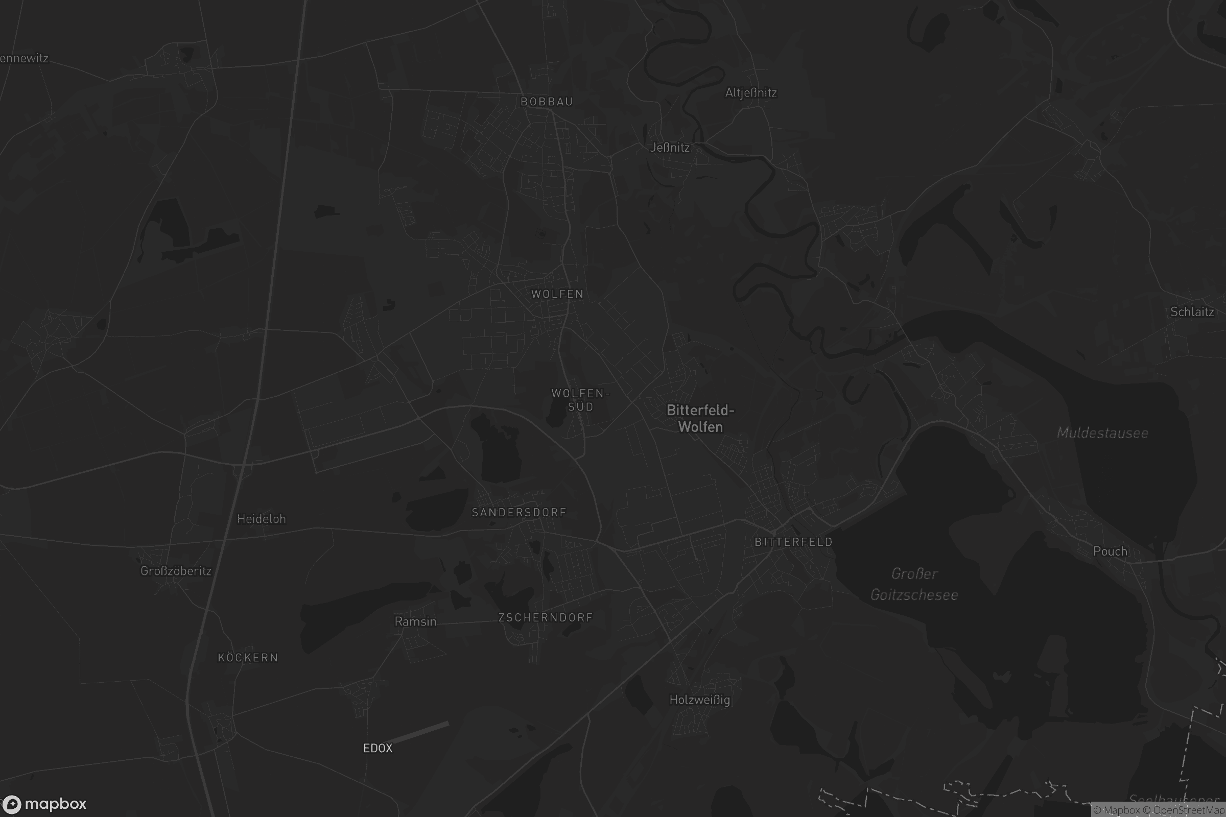 Karte von Bitterfeld-Wolfen