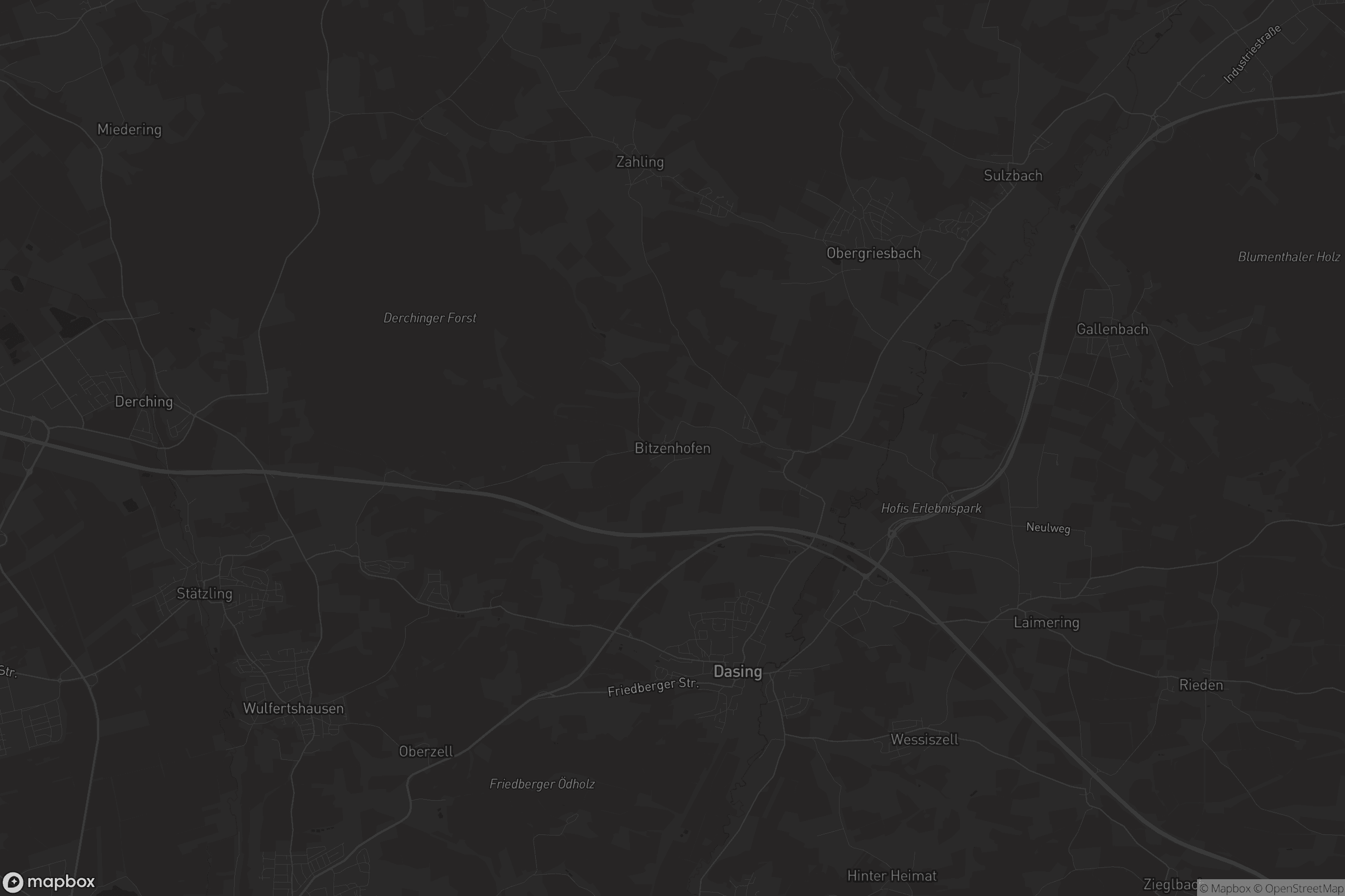 Karte von Bitzenhofen