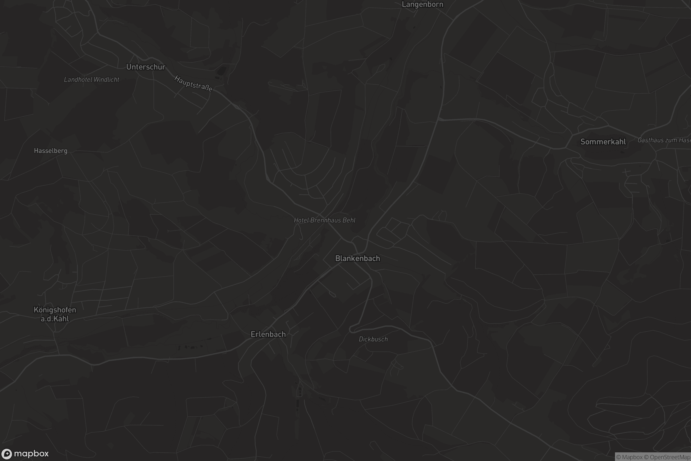 Karte von Blankenbach