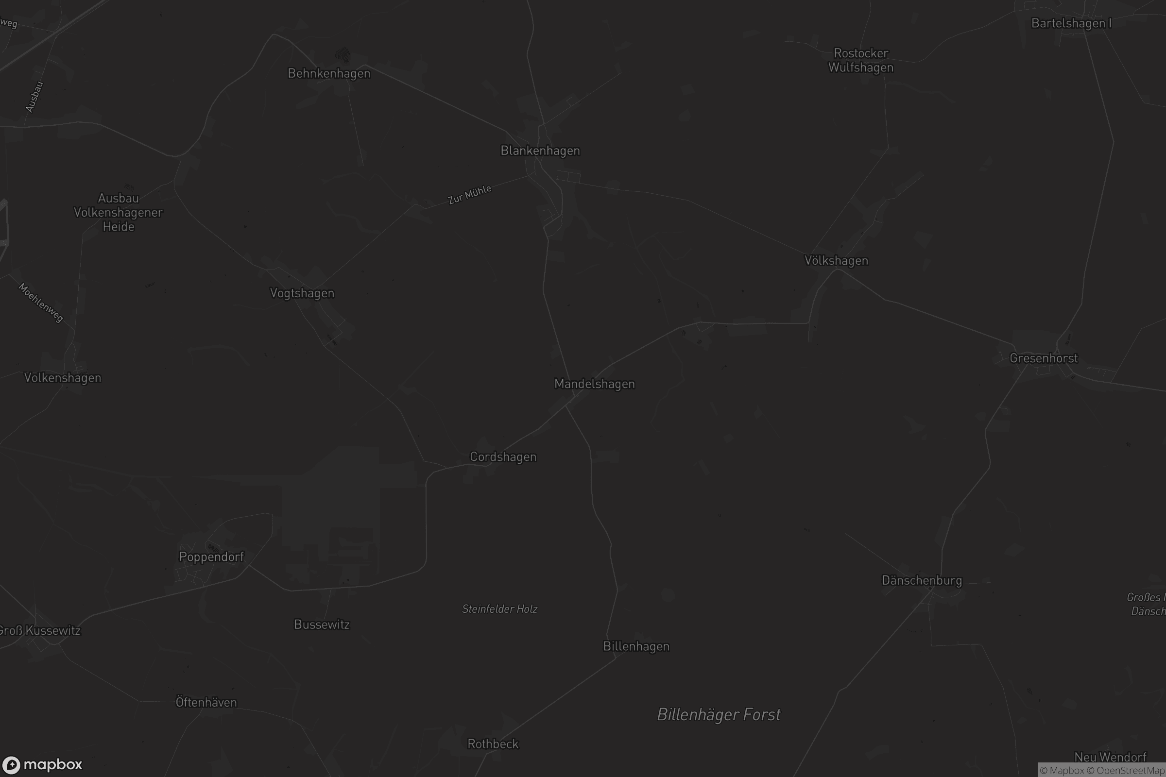 Karte von Blankenhagen