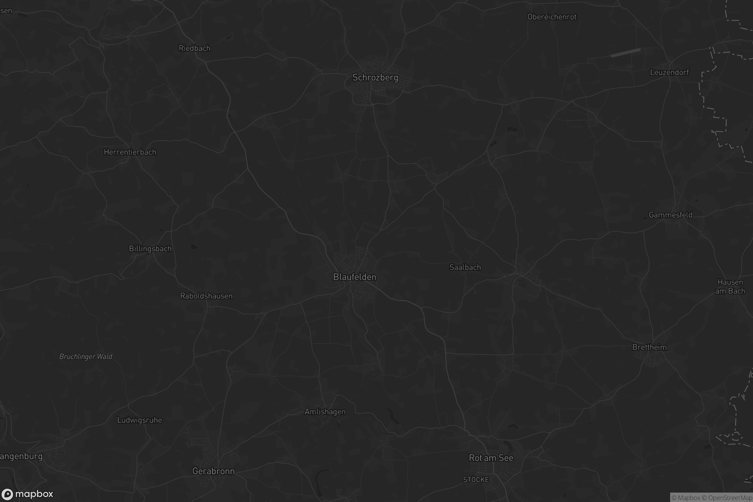 Karte von Blaufelden