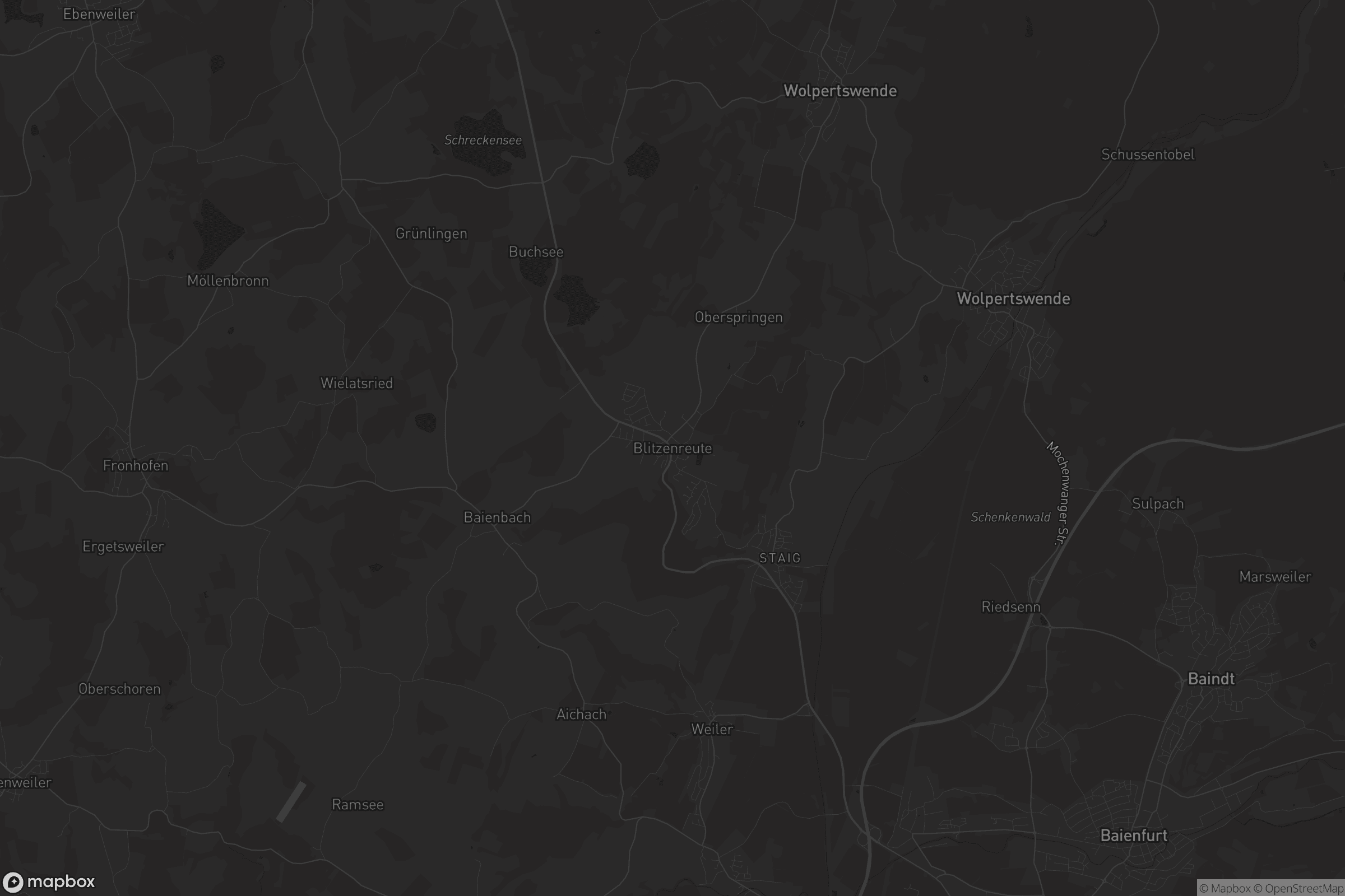 Karte von Blitzenreute