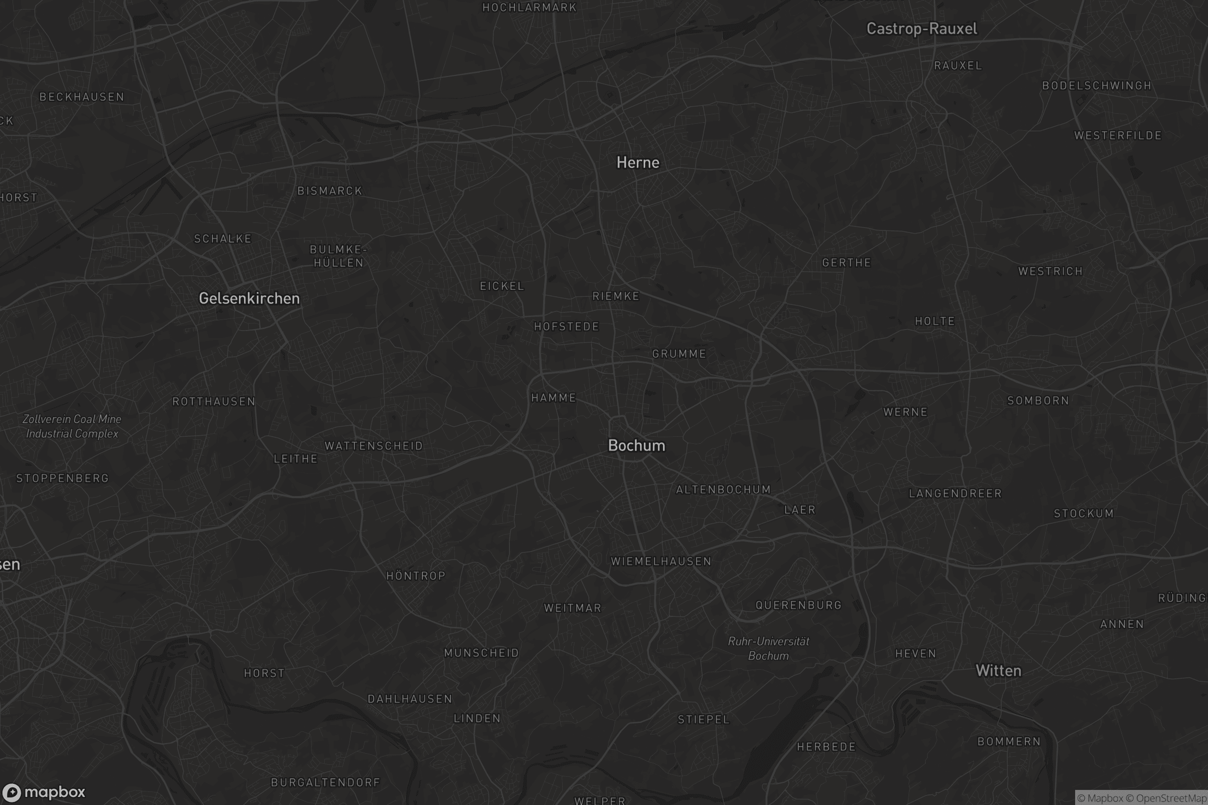 Karte von Bochum-Mitte