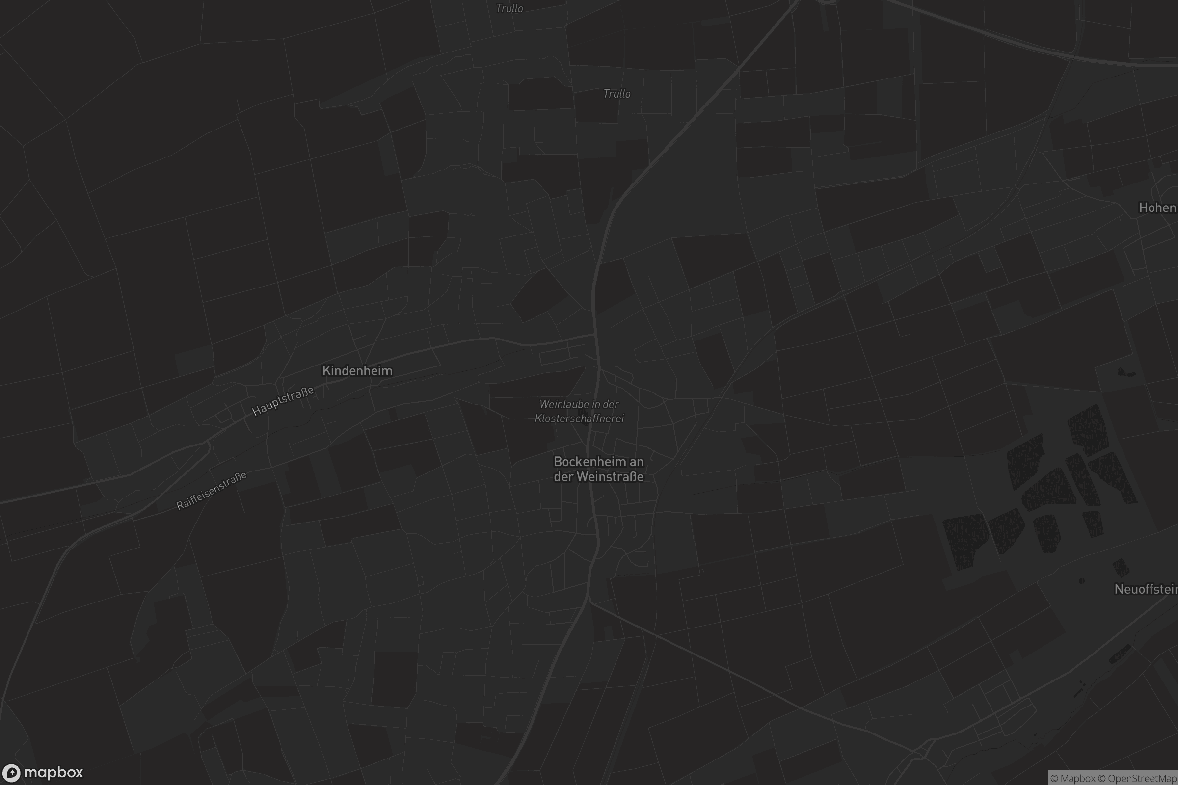 Karte von Bockenheim an der Weinstraße