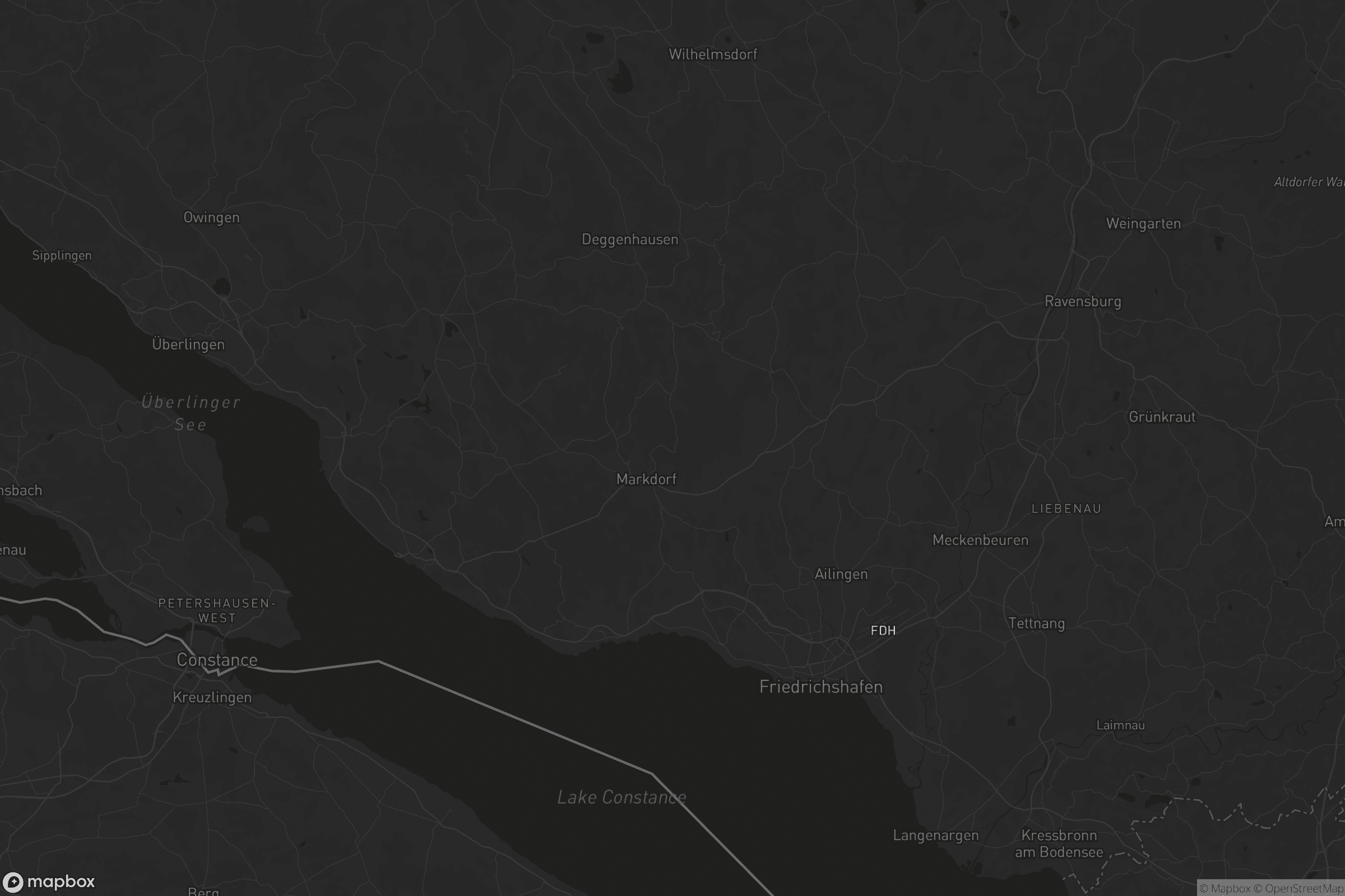 Karte von Bodenseekreis