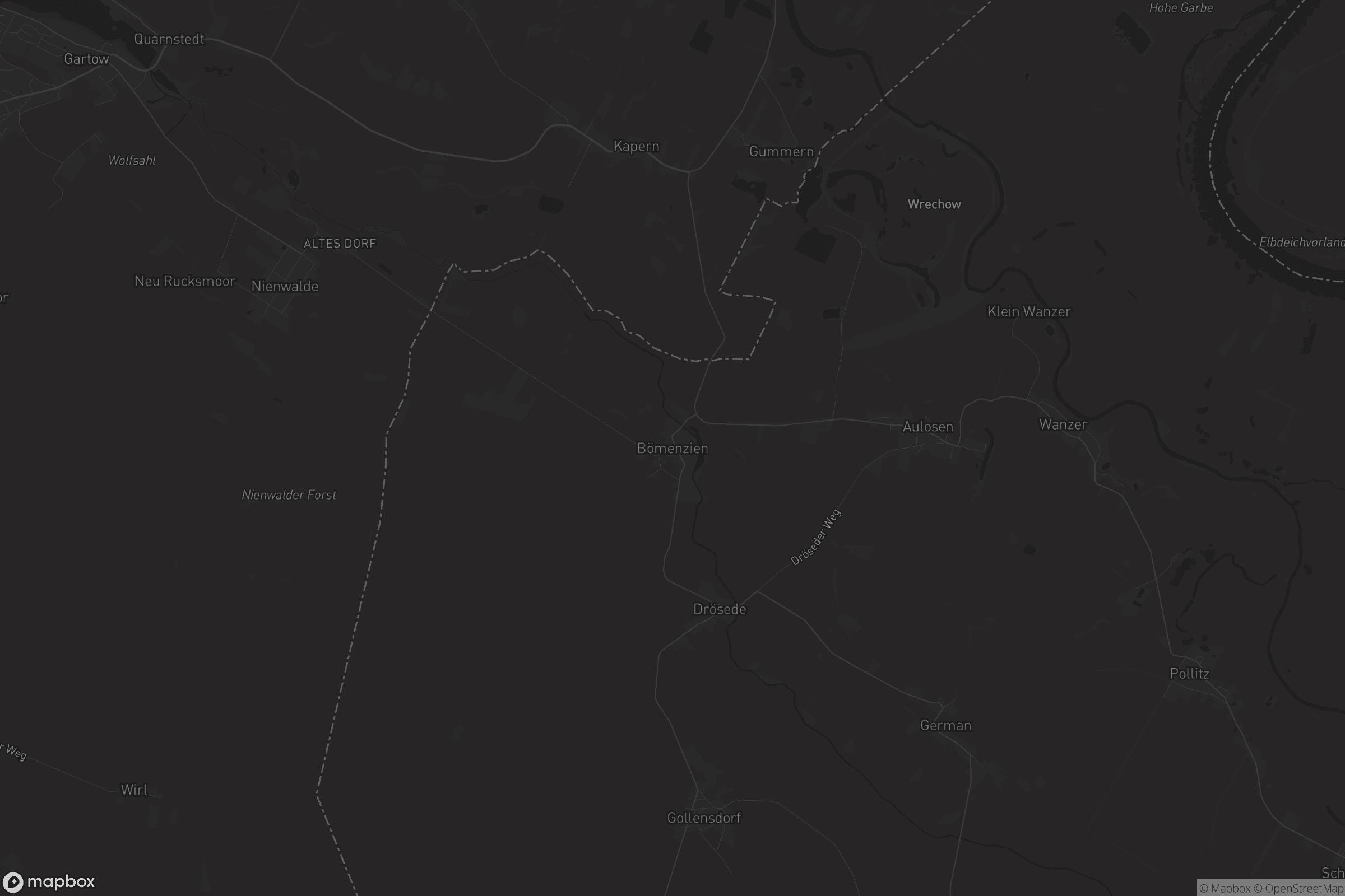 Karte von Bömenzien