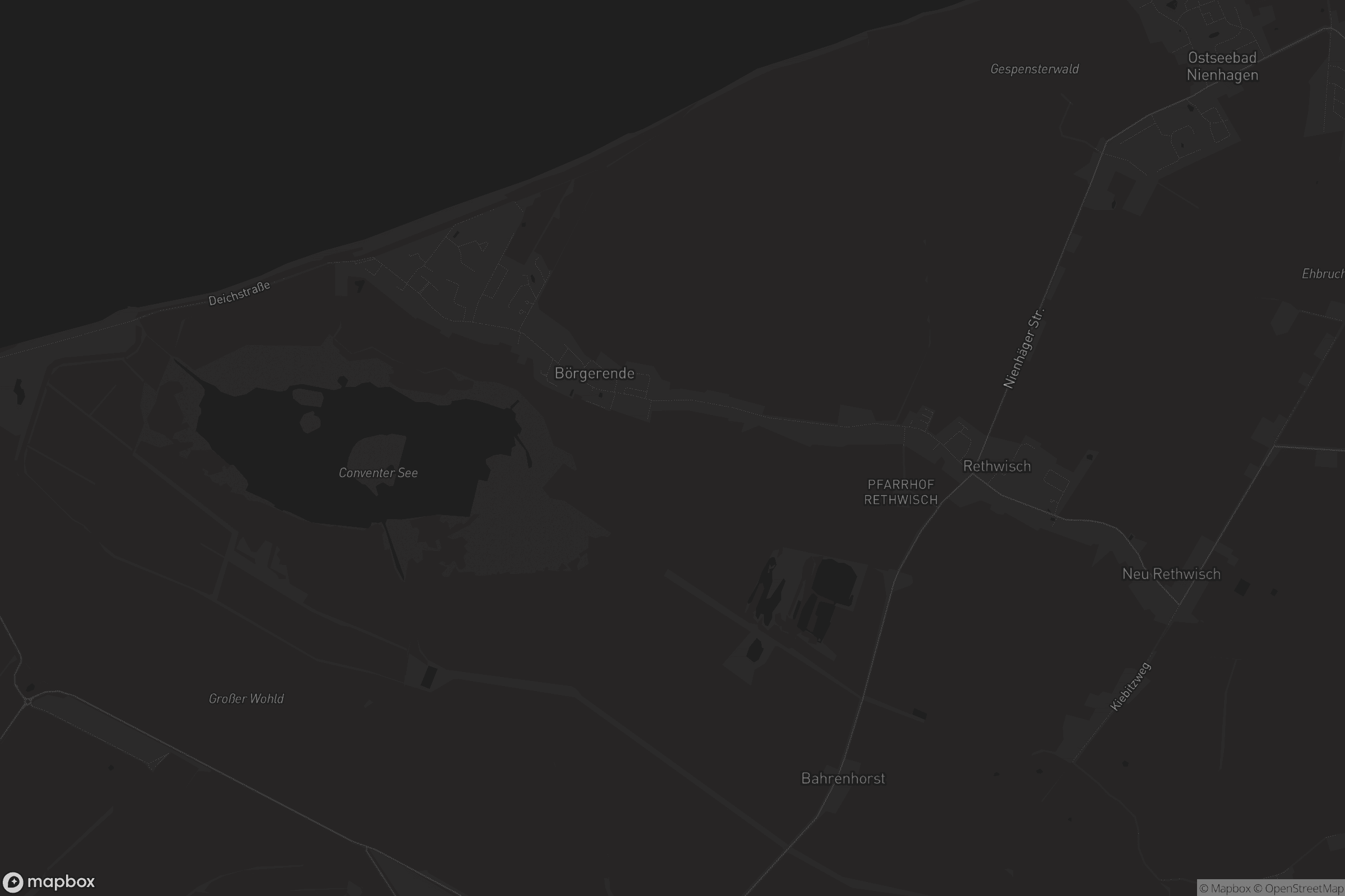 Karte von Börgerende-Rethwisch