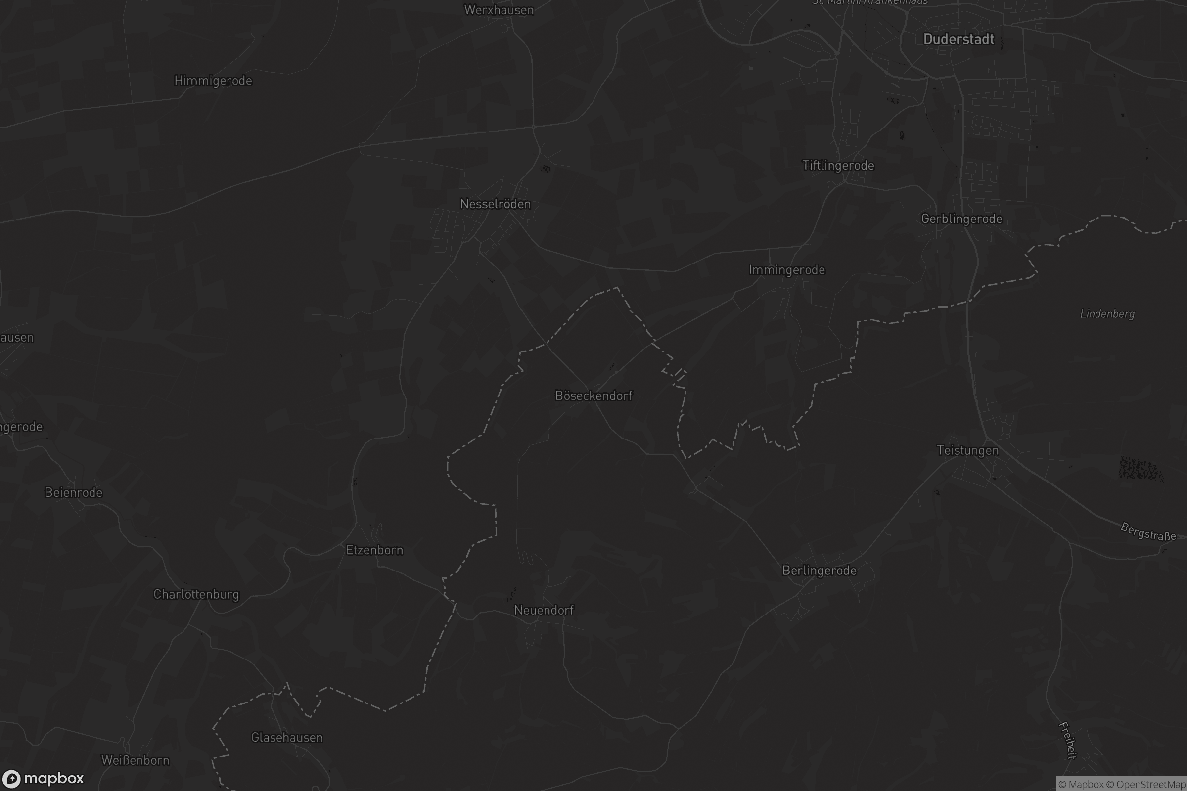 Karte von Böseckendorf