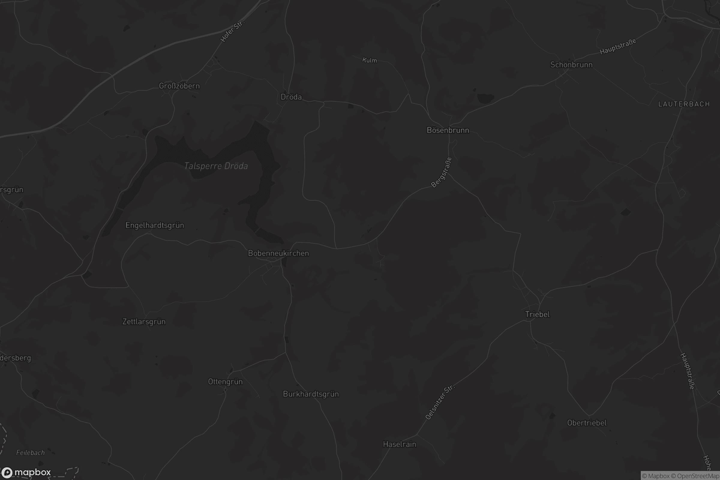 Karte von Bösenbrunn