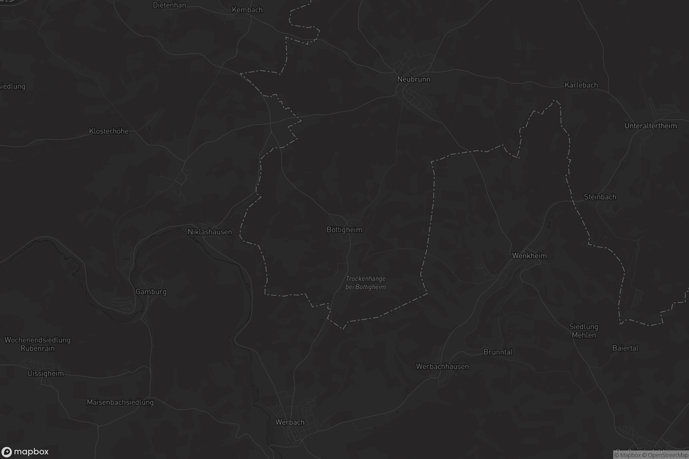 Karte von Böttigheim