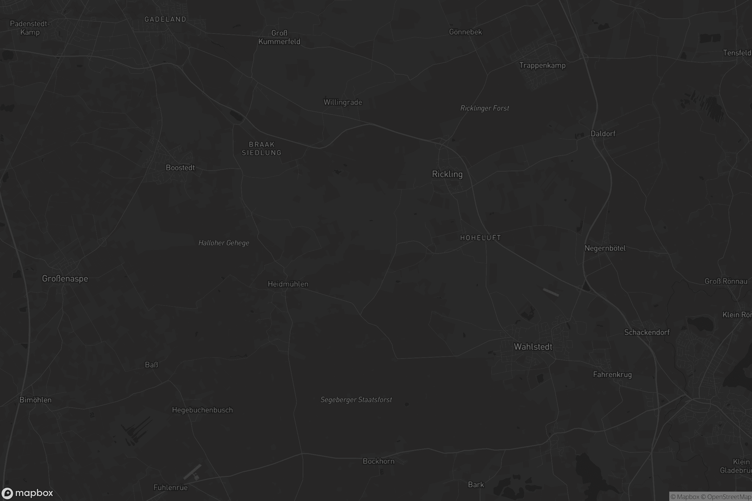 Karte von Boostedt-Rickling
