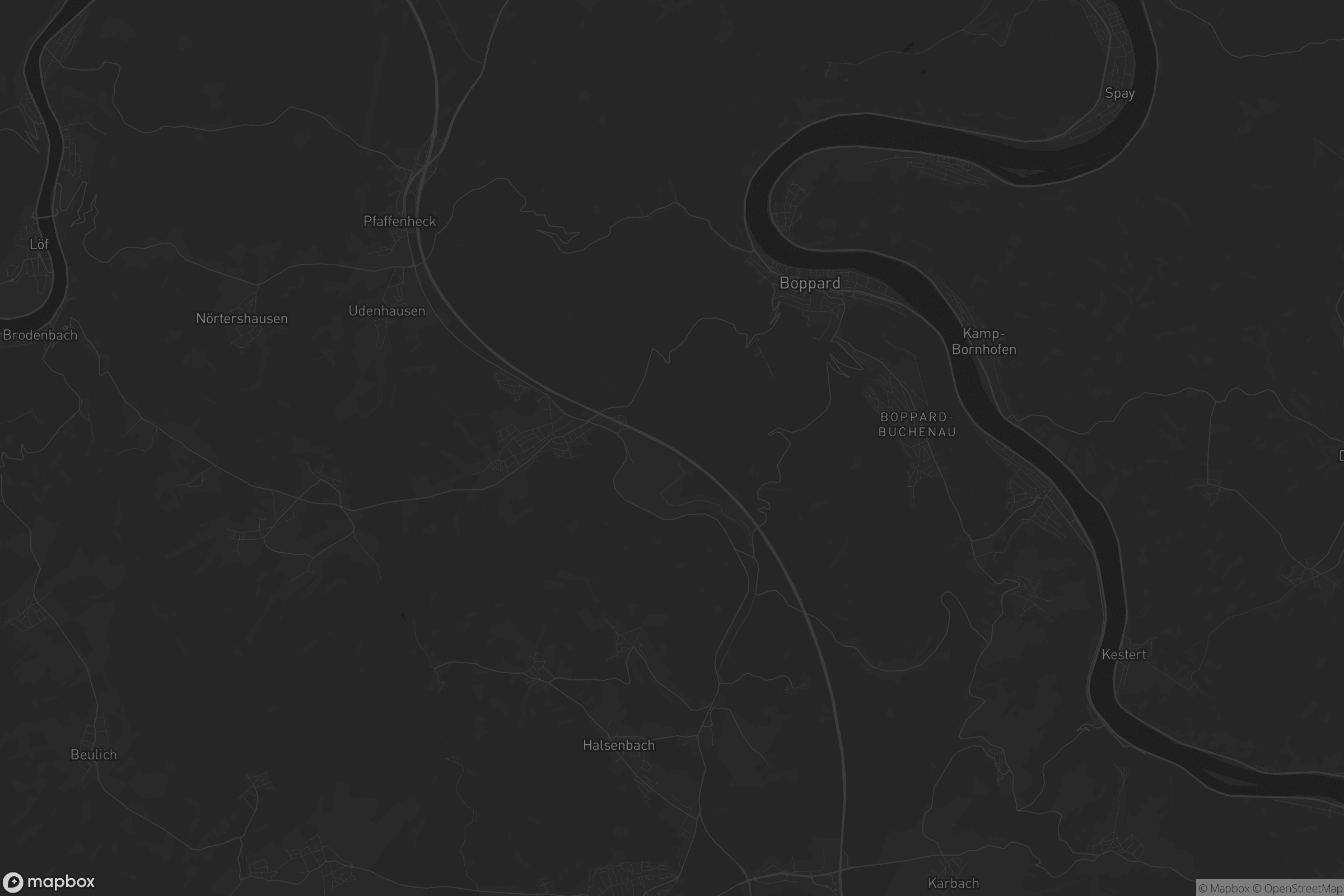 Karte von Boppard