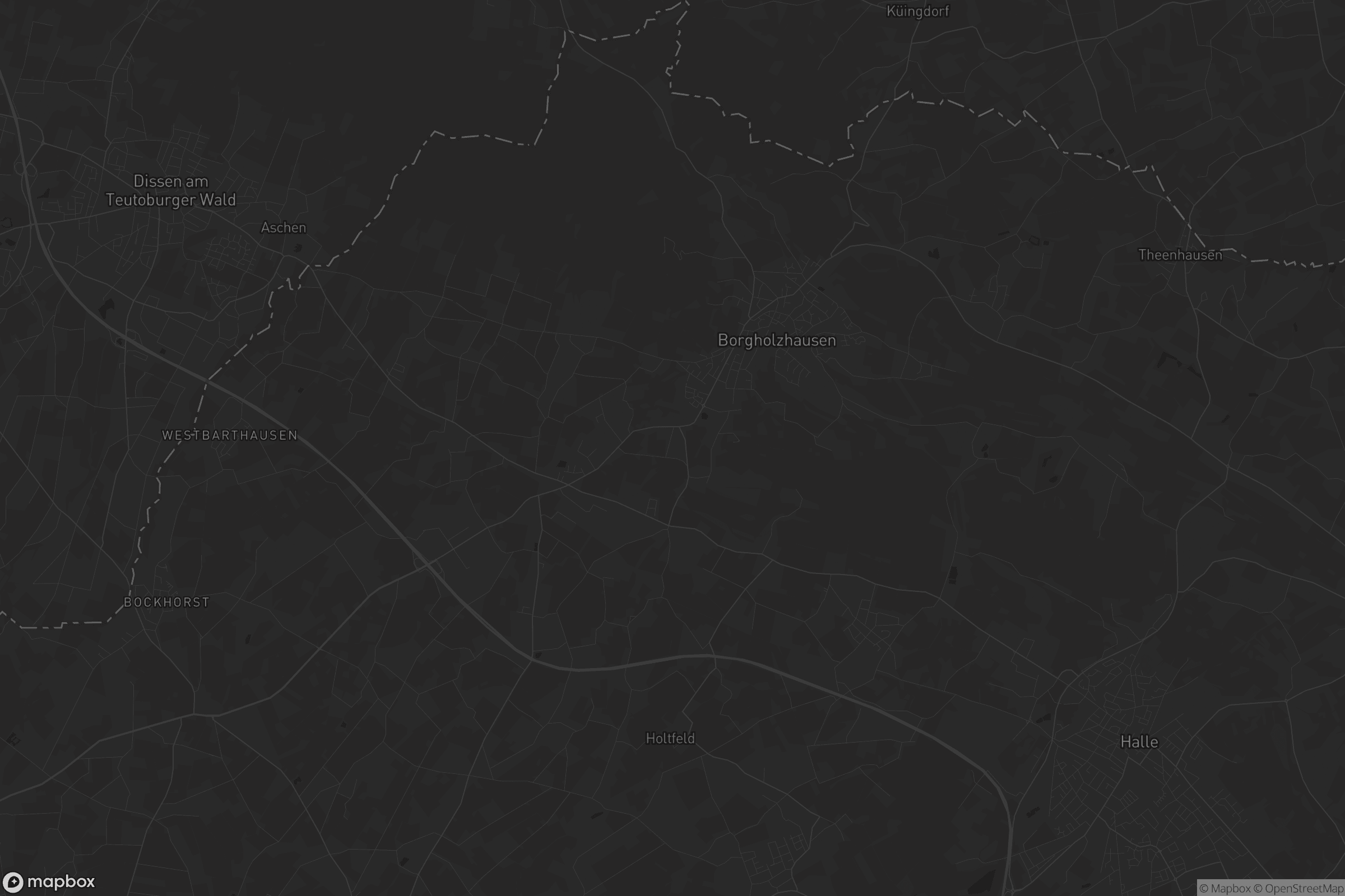 Karte von Borgholzhausen