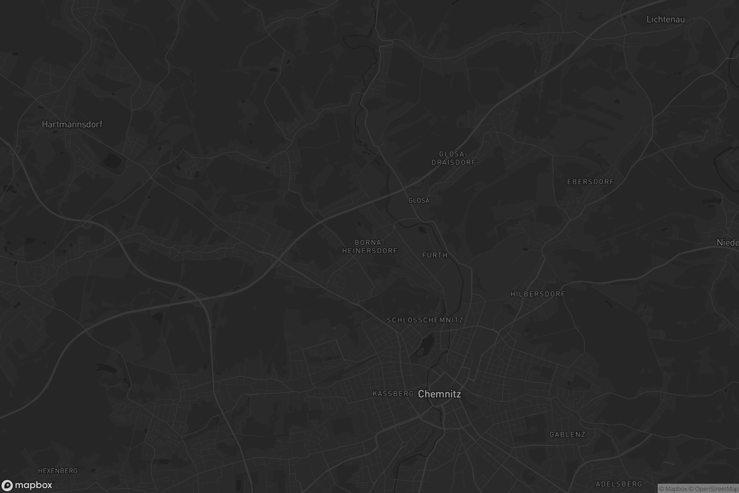 Karte von Borna-Heinersdorf