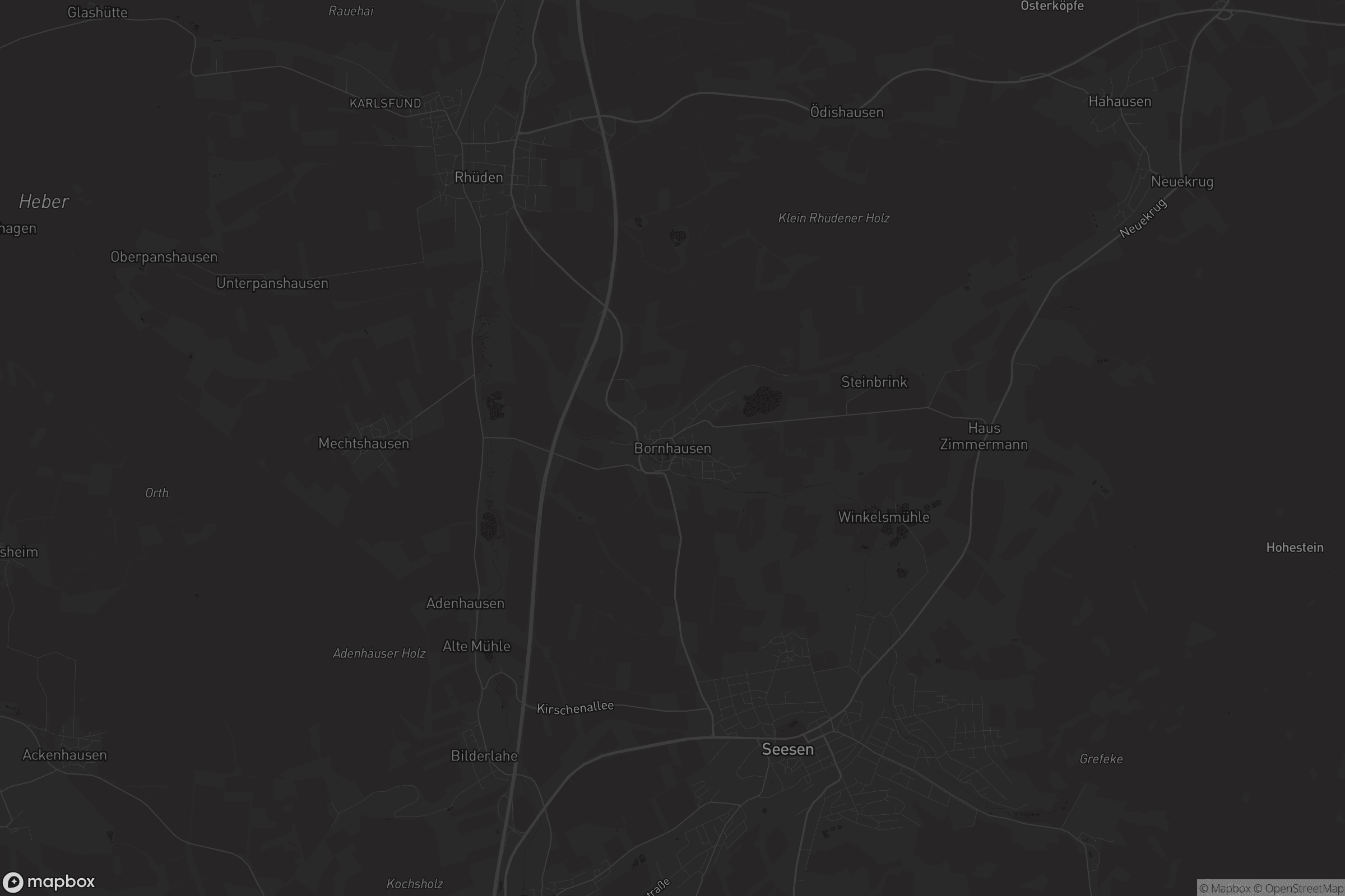 Karte von Bornhausen