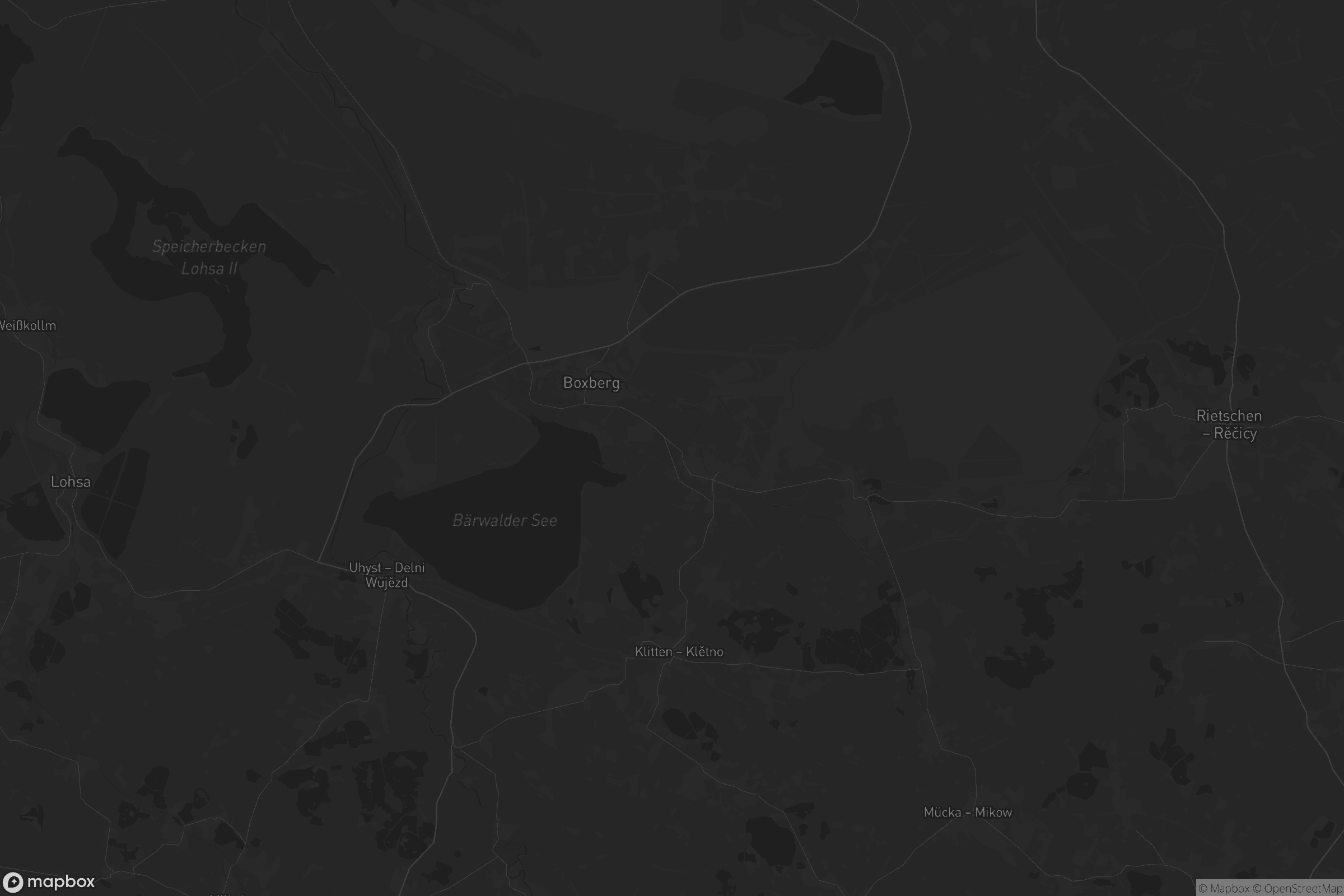 Karte von Boxberg/O.L. - Hamor