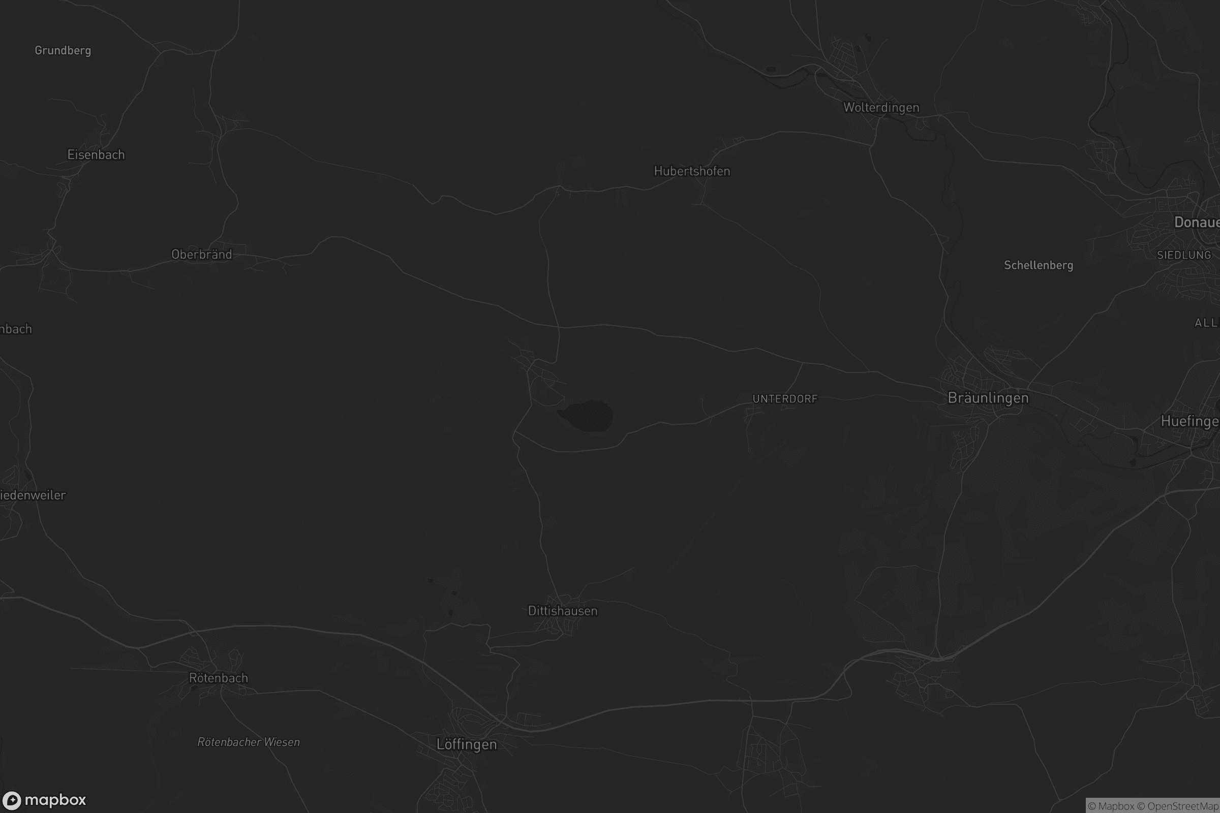 Karte von Bräunlingen