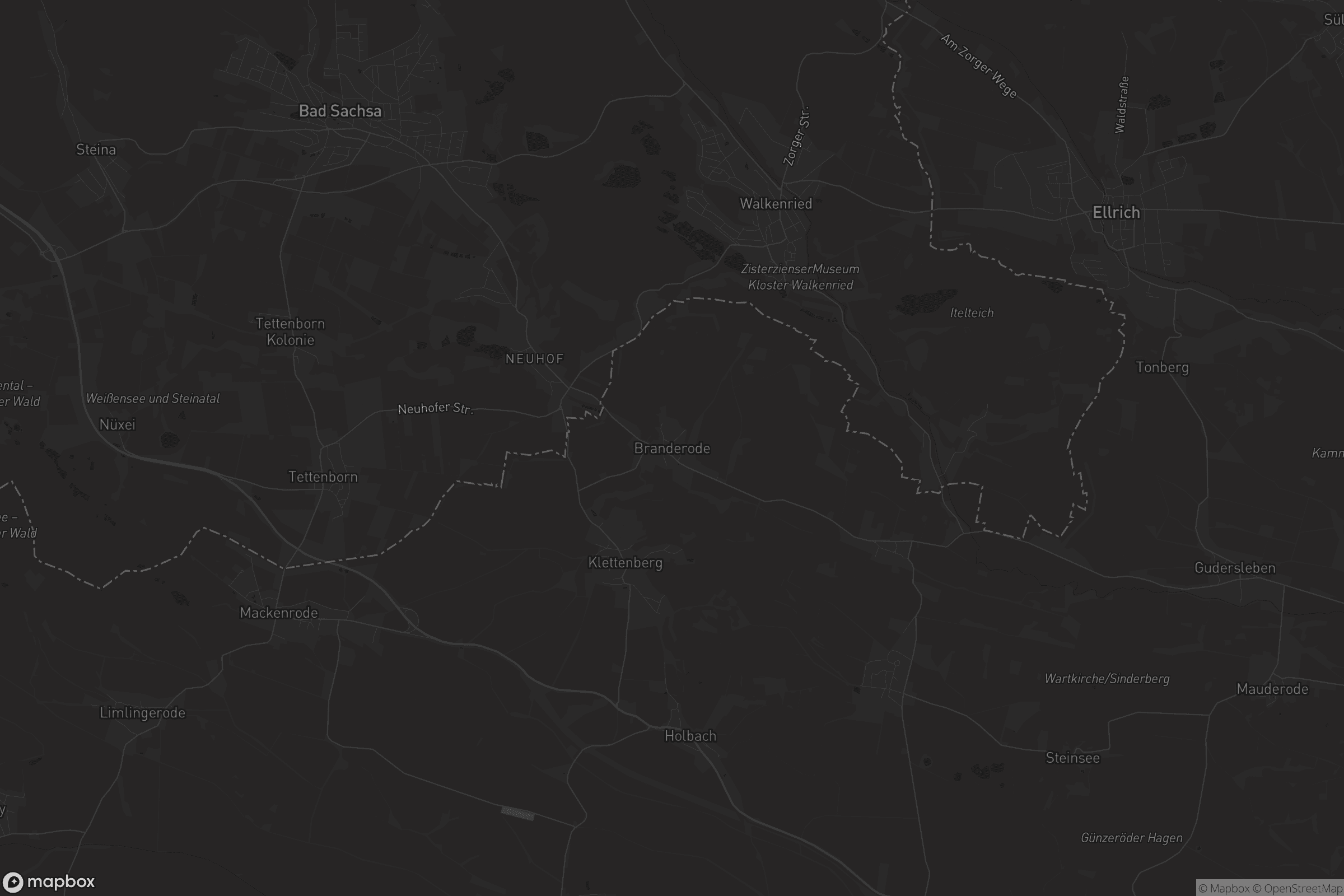 Karte von Branderode