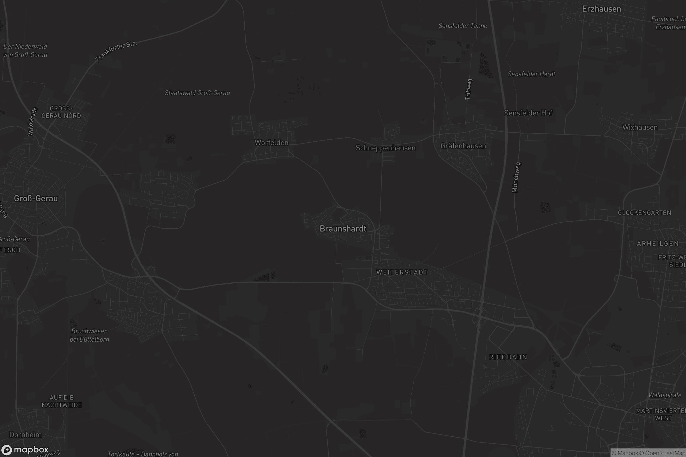 Karte von Braunshardt