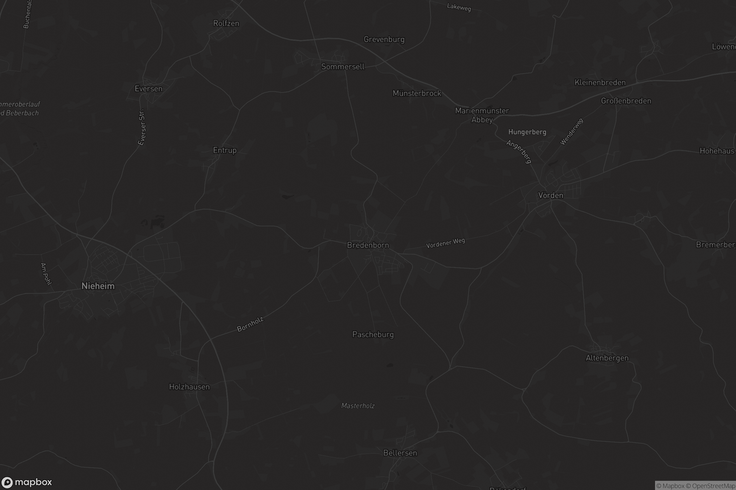 Karte von Bredenborn