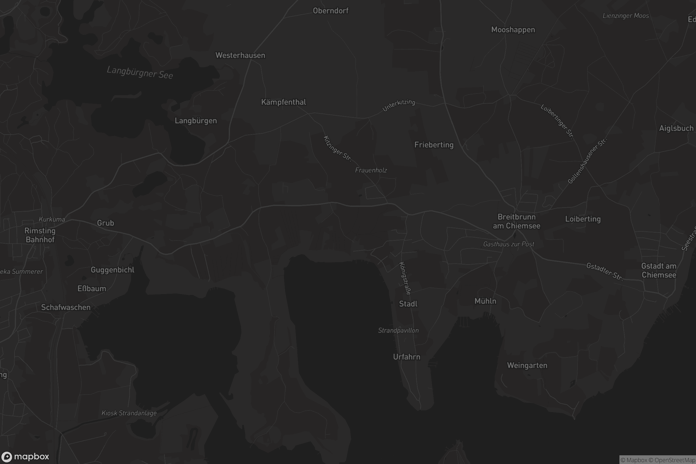 Karte von Breitbrunn am Chiemsee