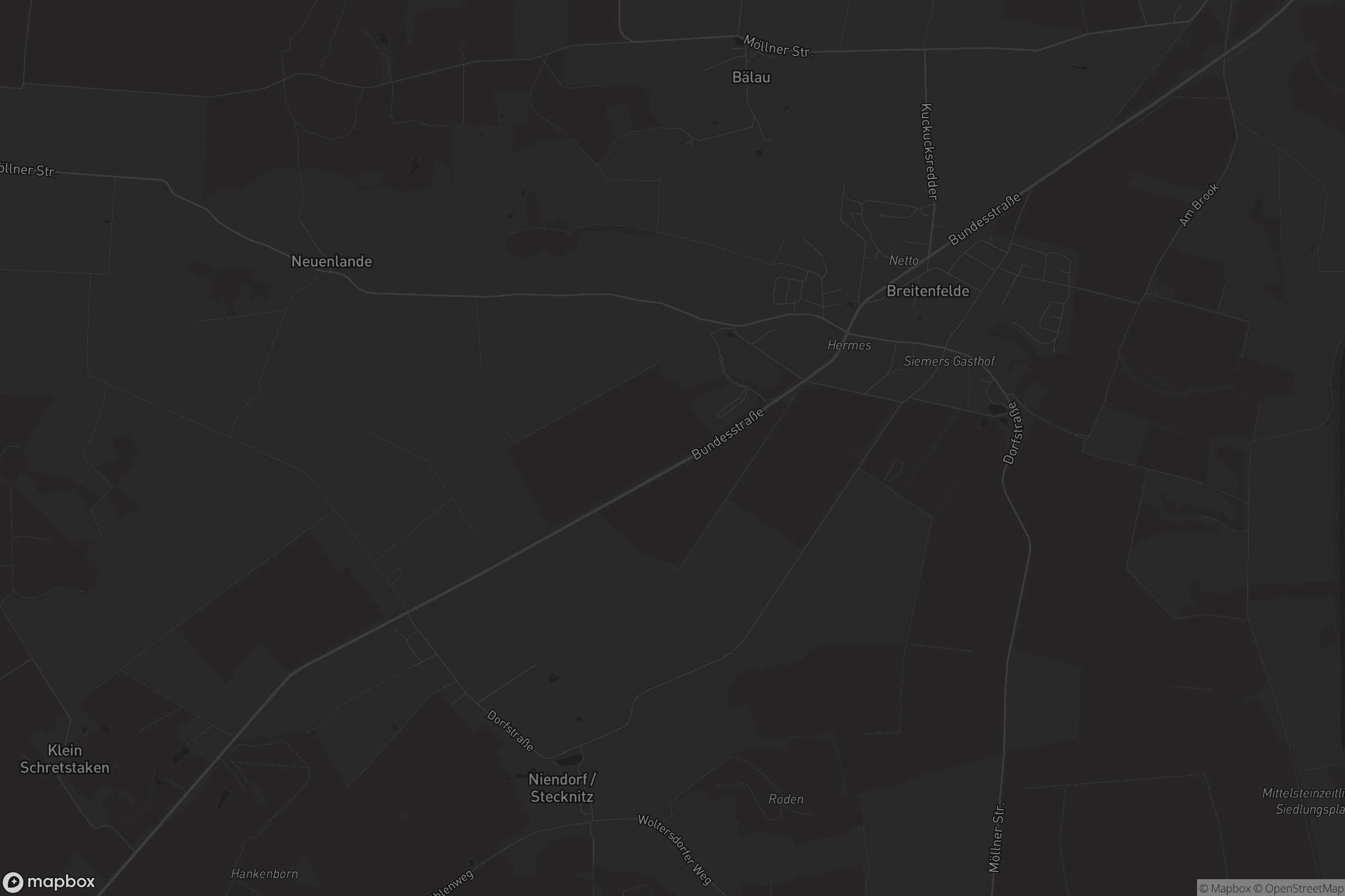 Karte von Breitenfelde