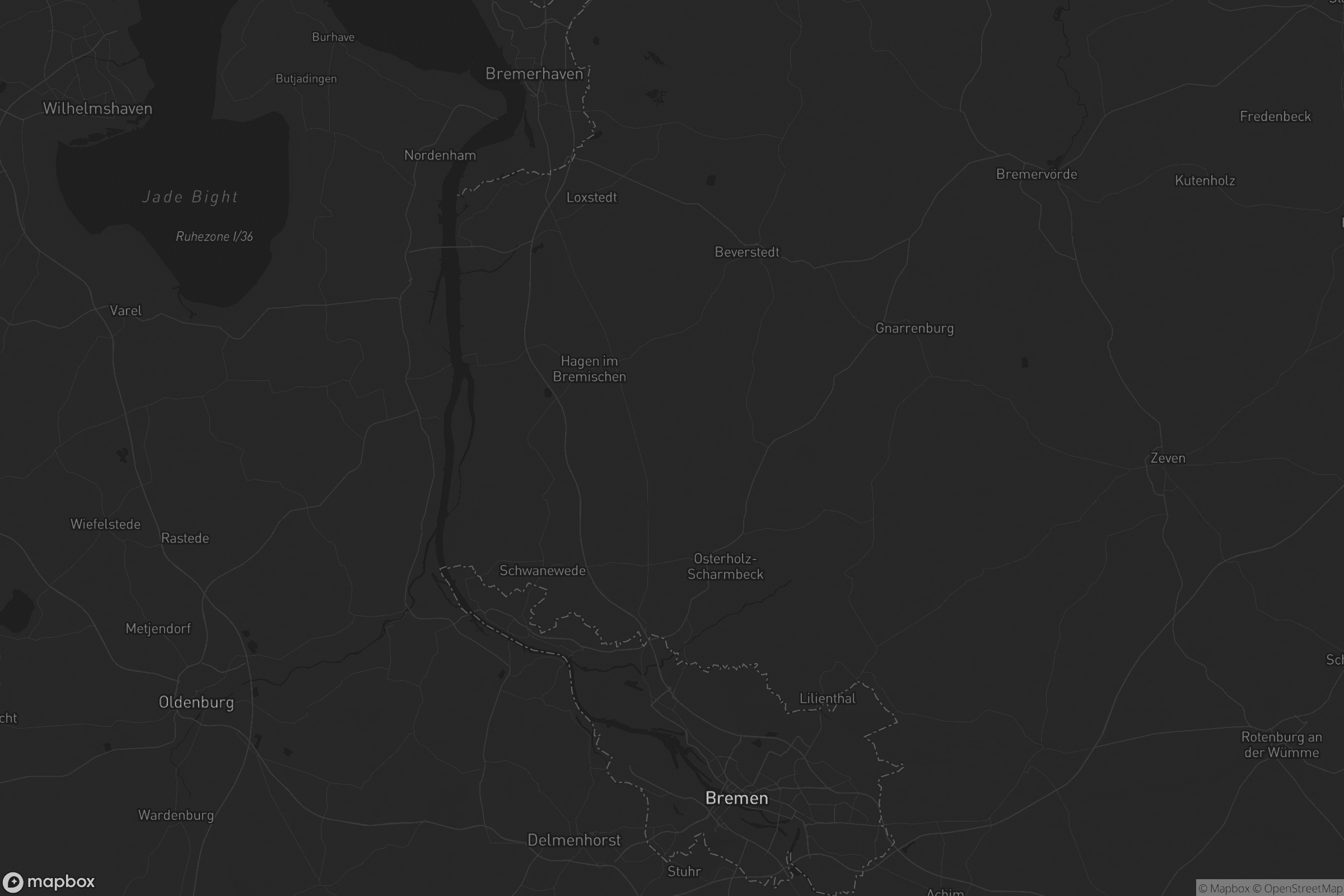 Karte von Bremen