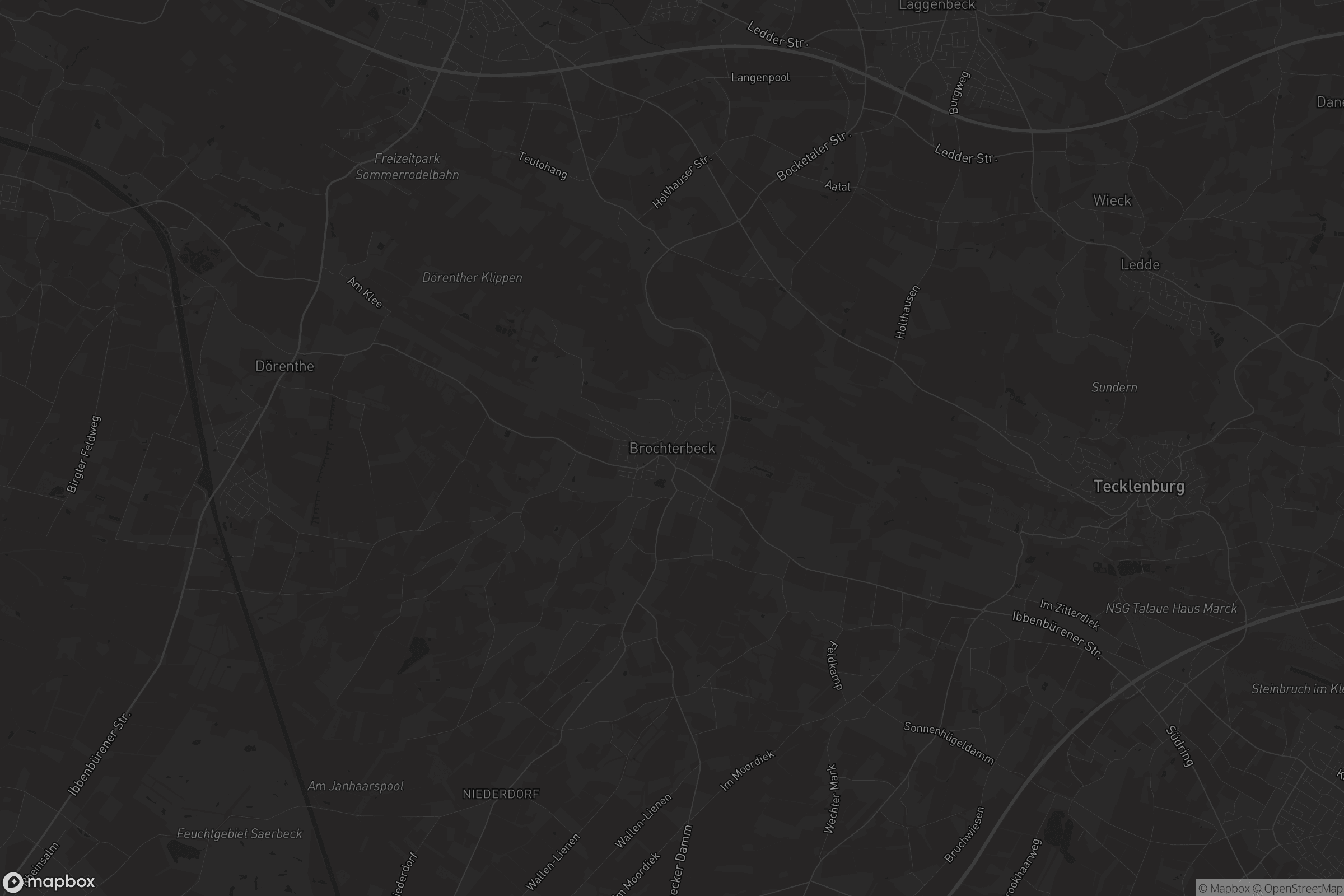 Karte von Brochterbeck