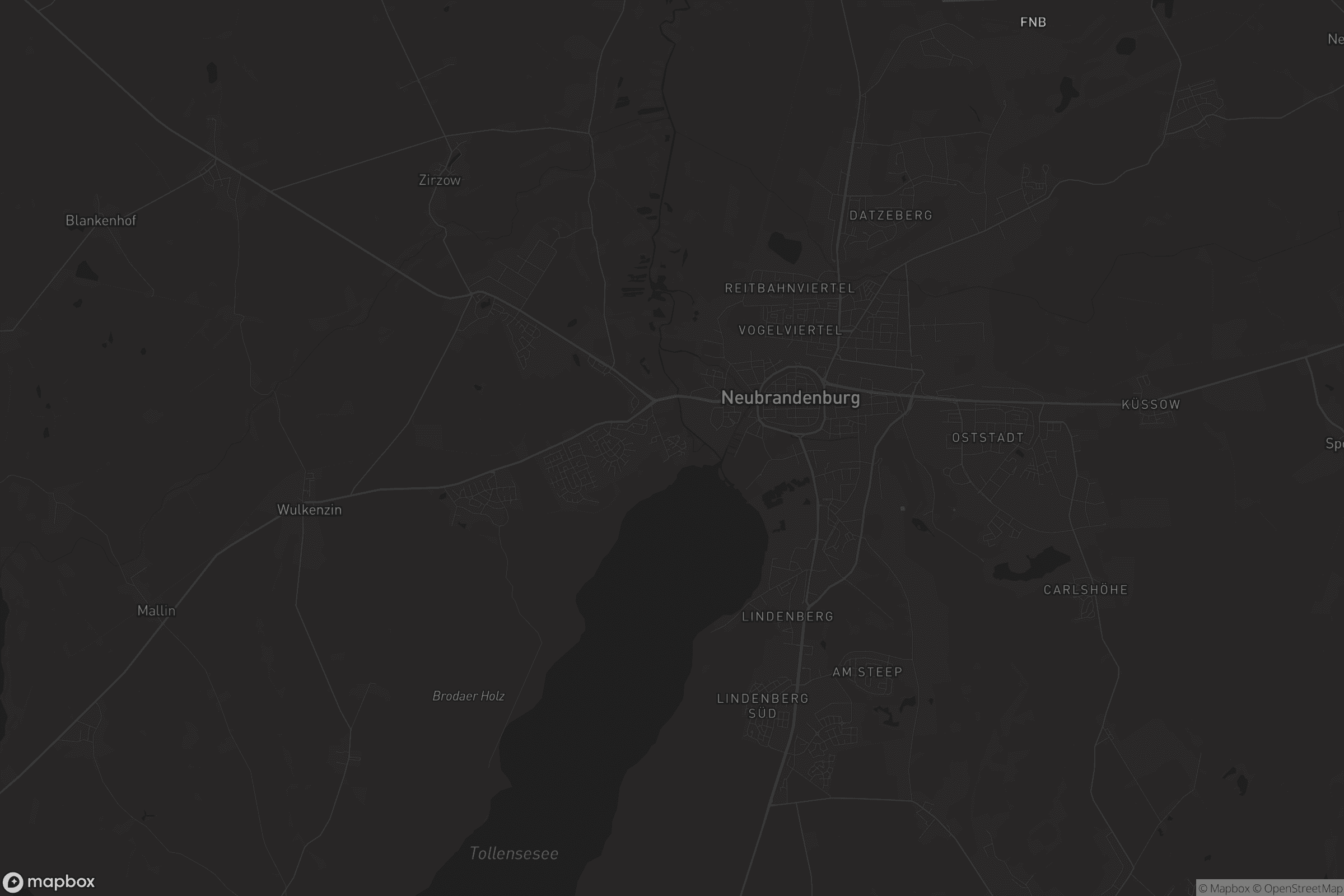 Karte von Broda Dorf