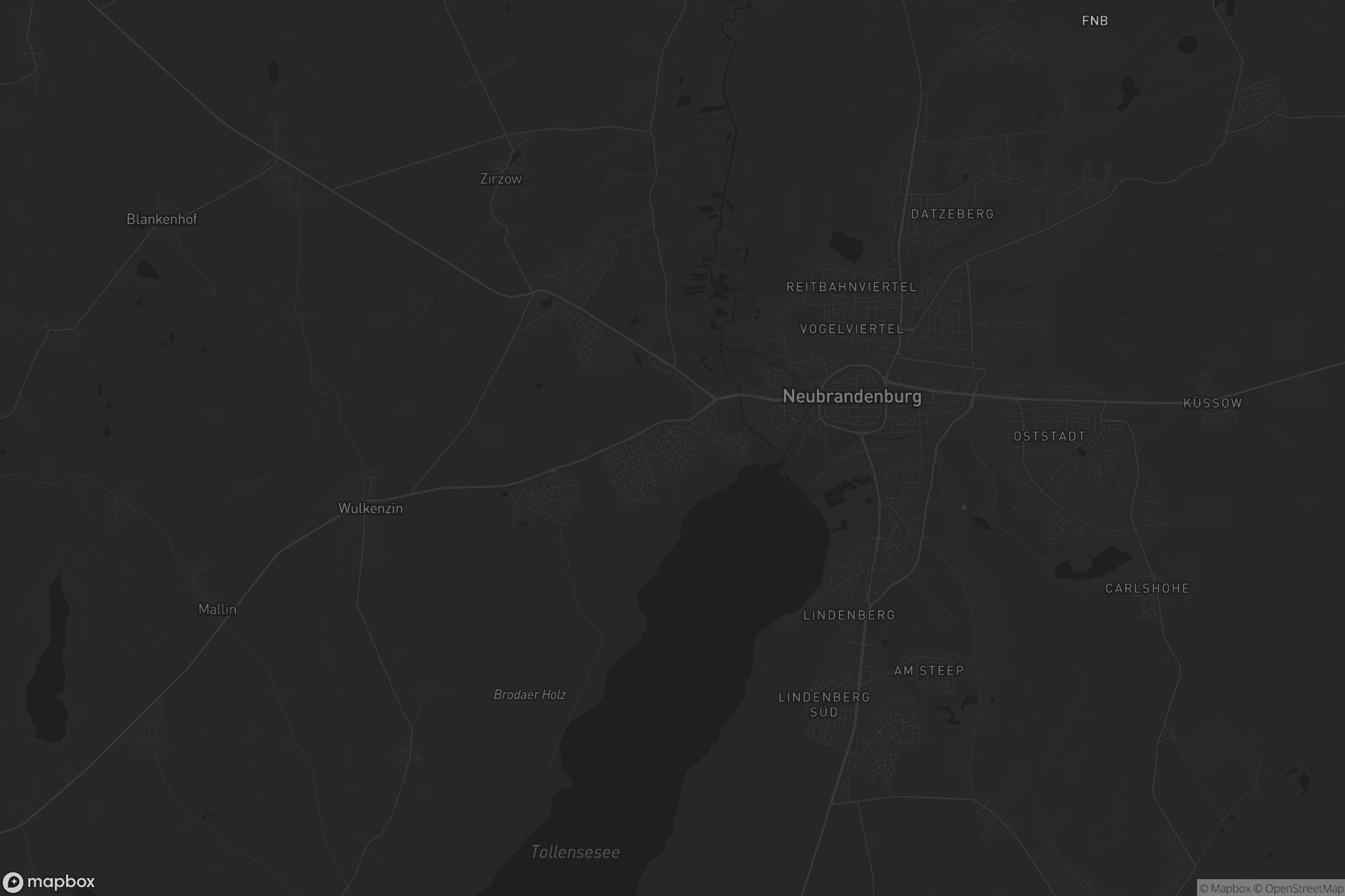 Karte von Brodaer Höhe