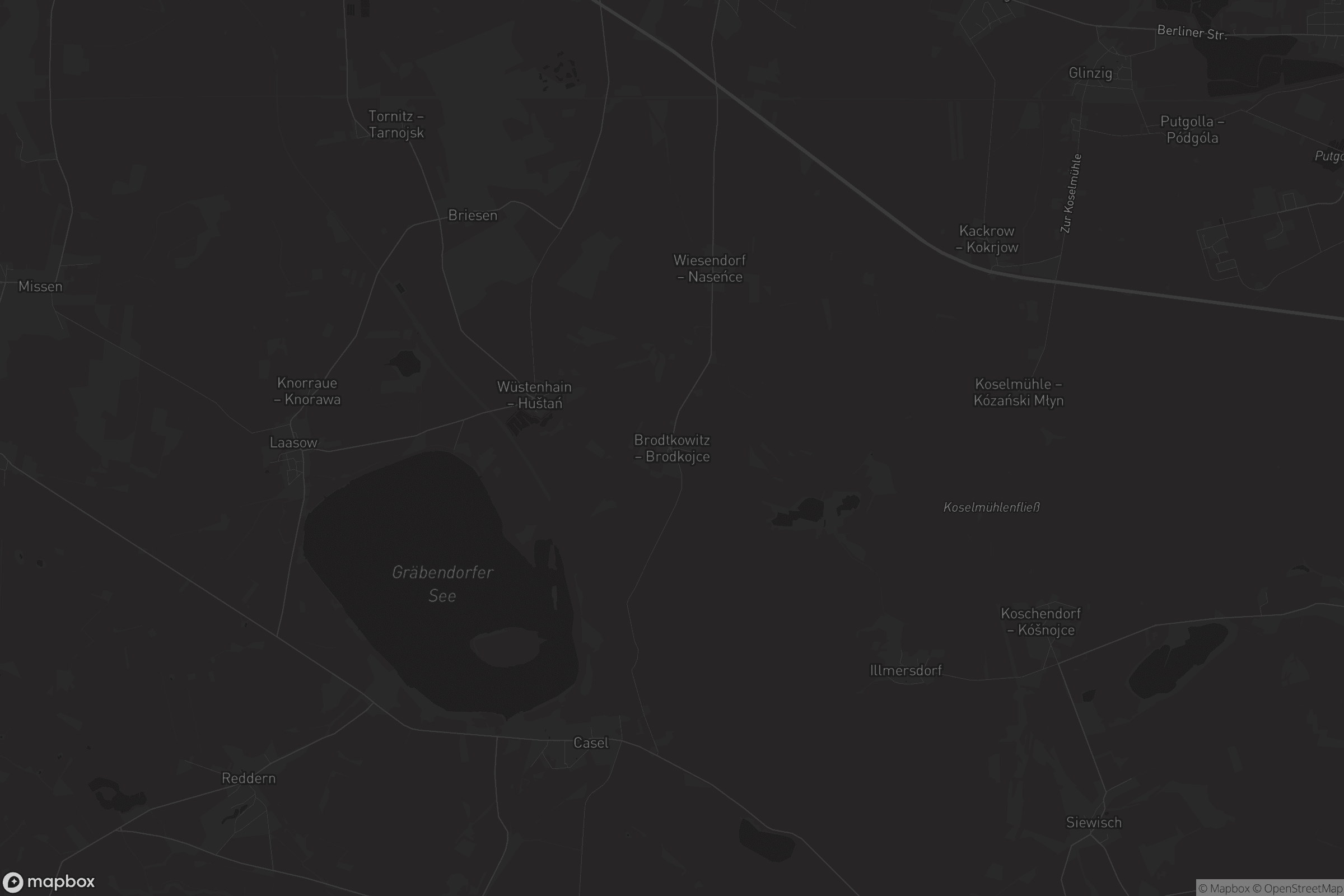 Karte von Brodtkowitz - Brodkojce