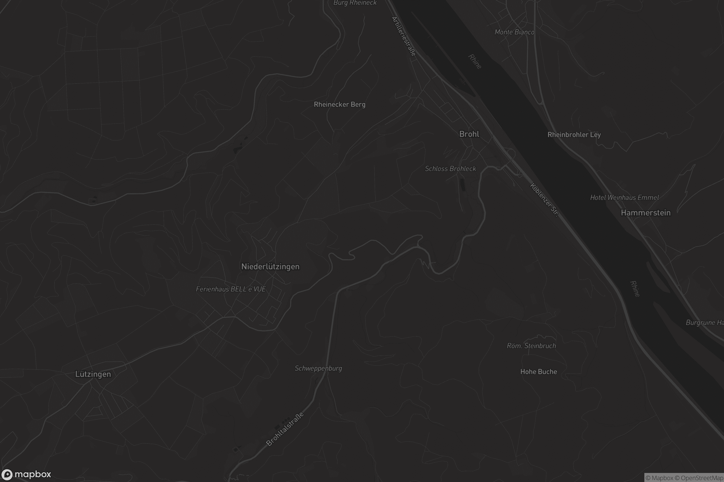 Karte von Brohl-Lützing