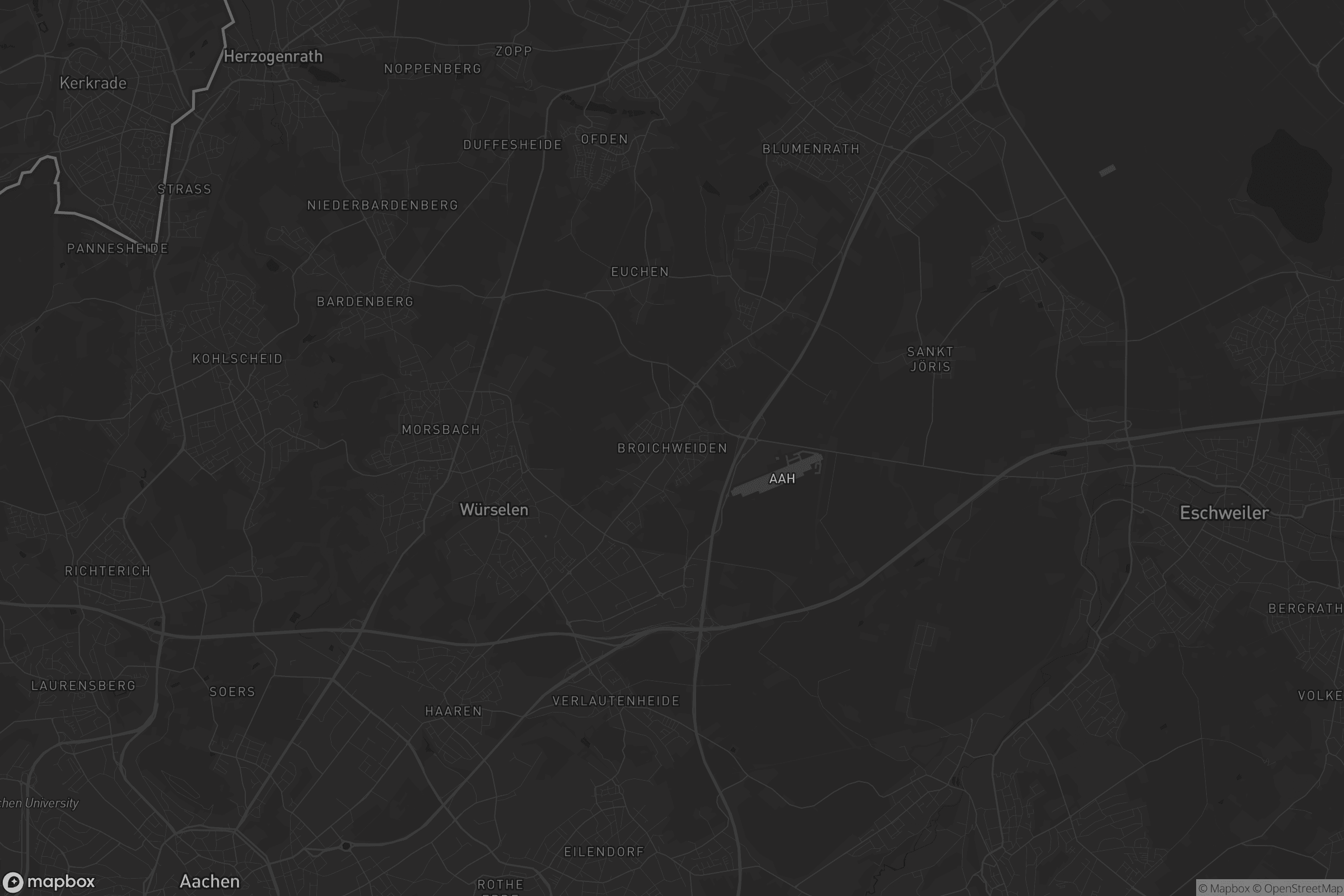 Karte von Broichweiden