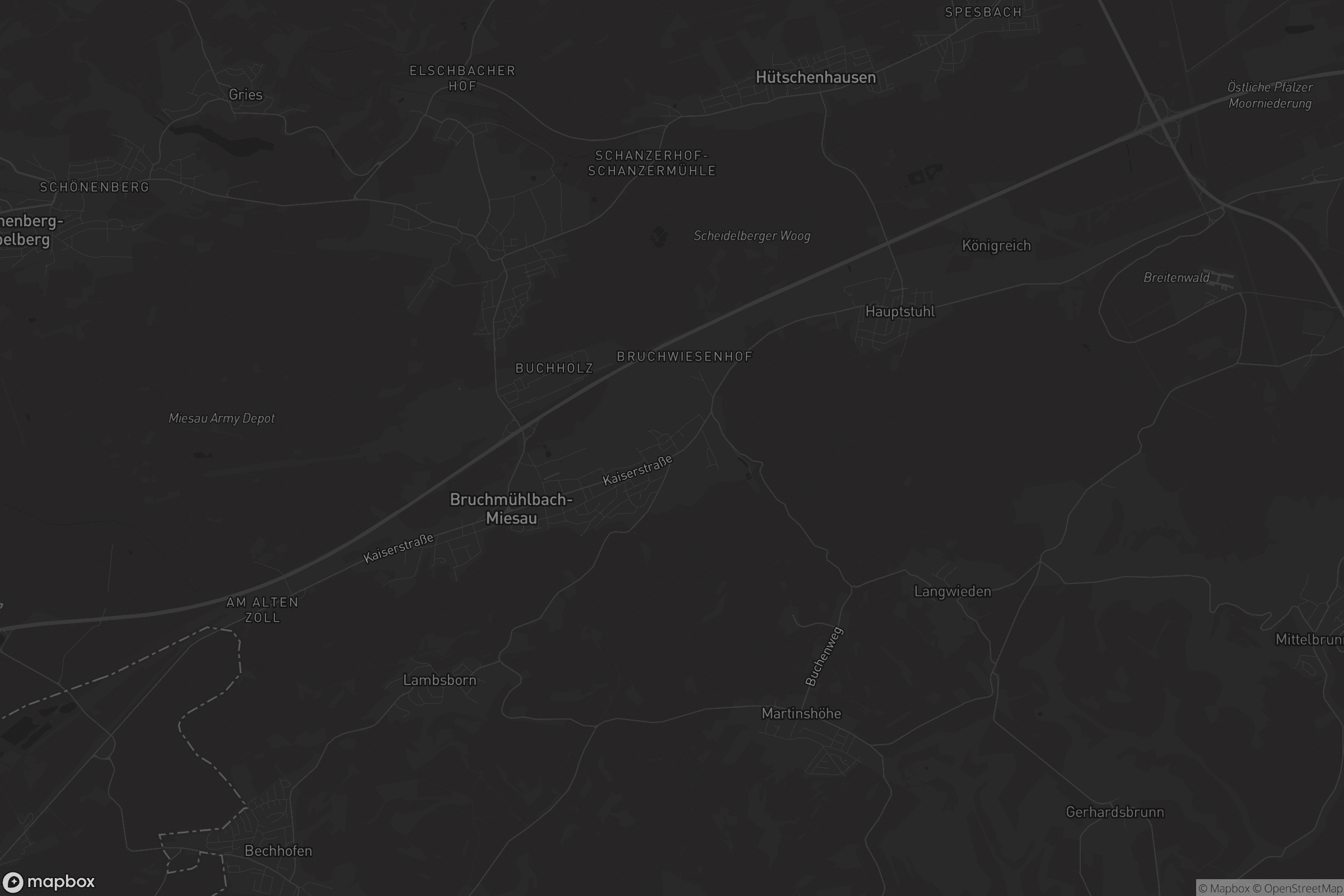 Karte von Bruchmühlbach