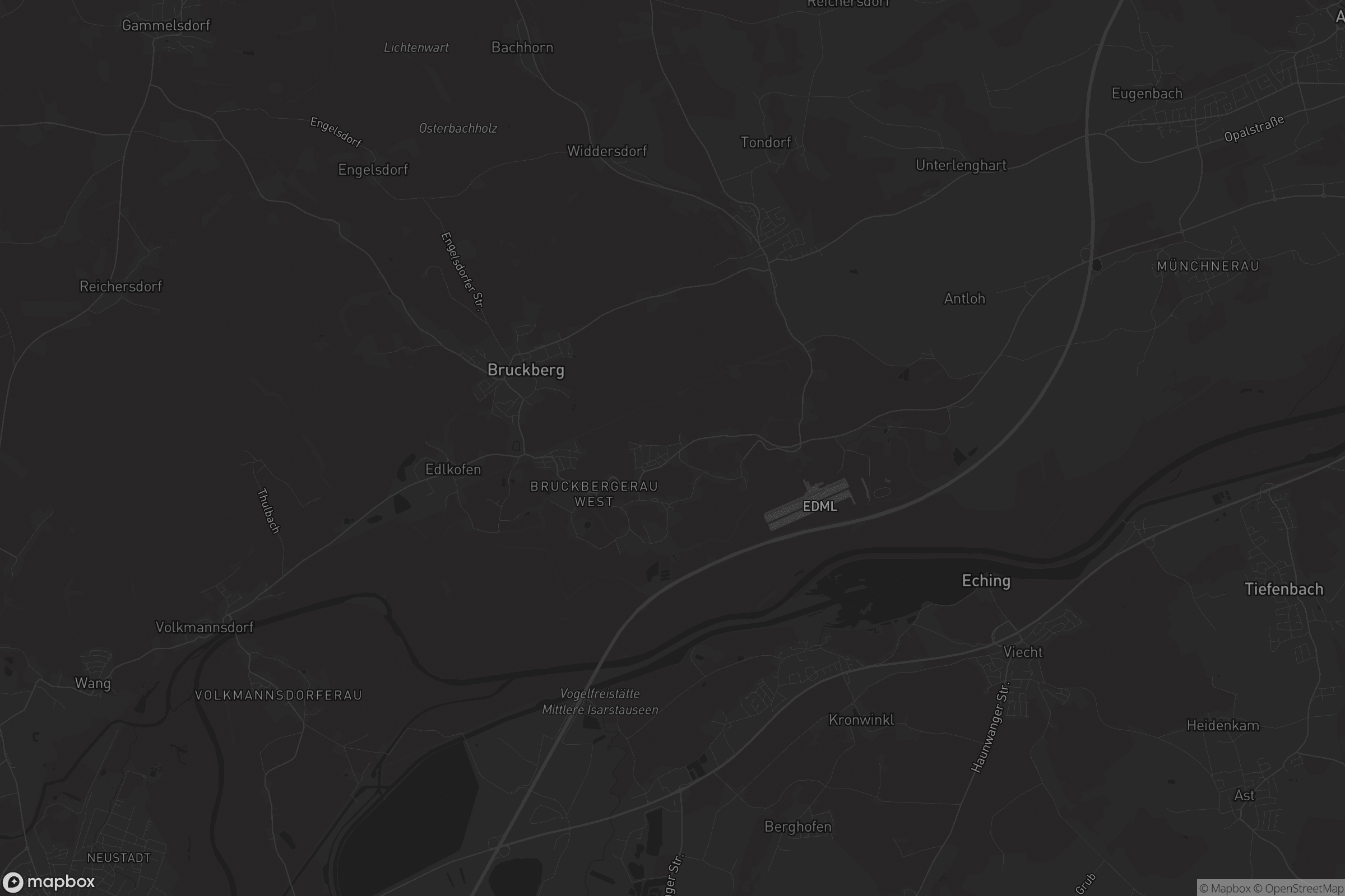 Karte von Bruckbergerau