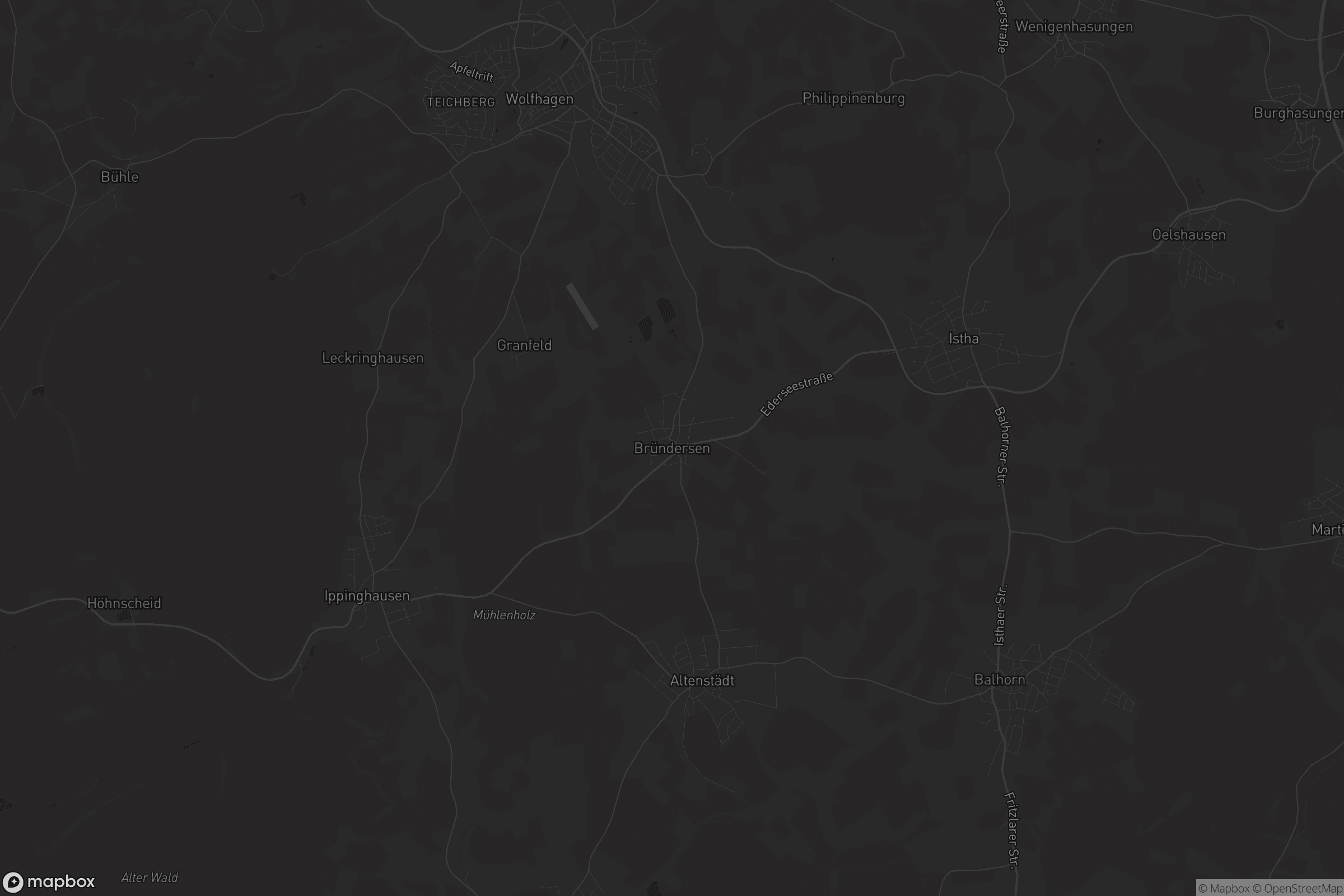 Karte von Bründersen