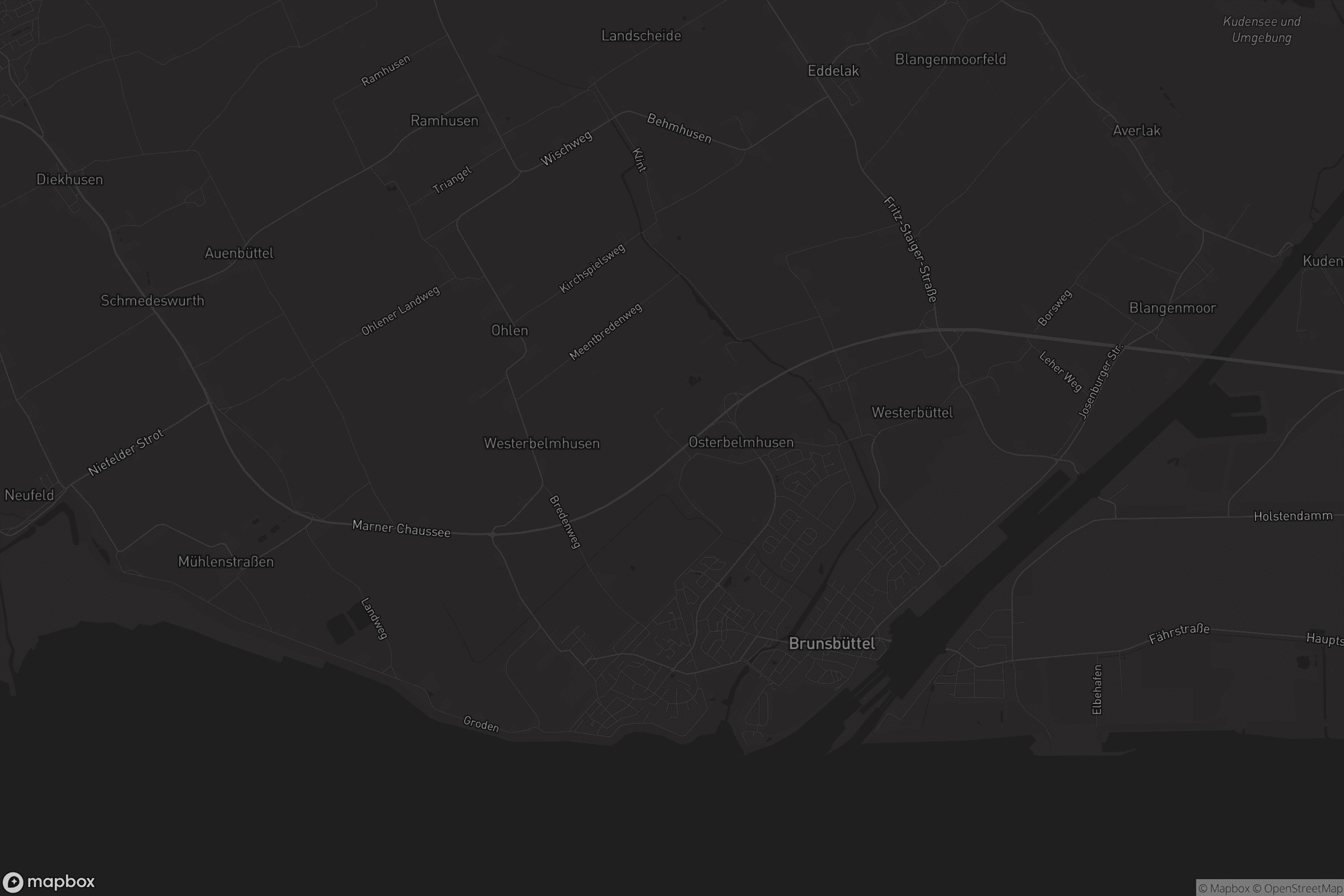 Karte von Brunsbüttel