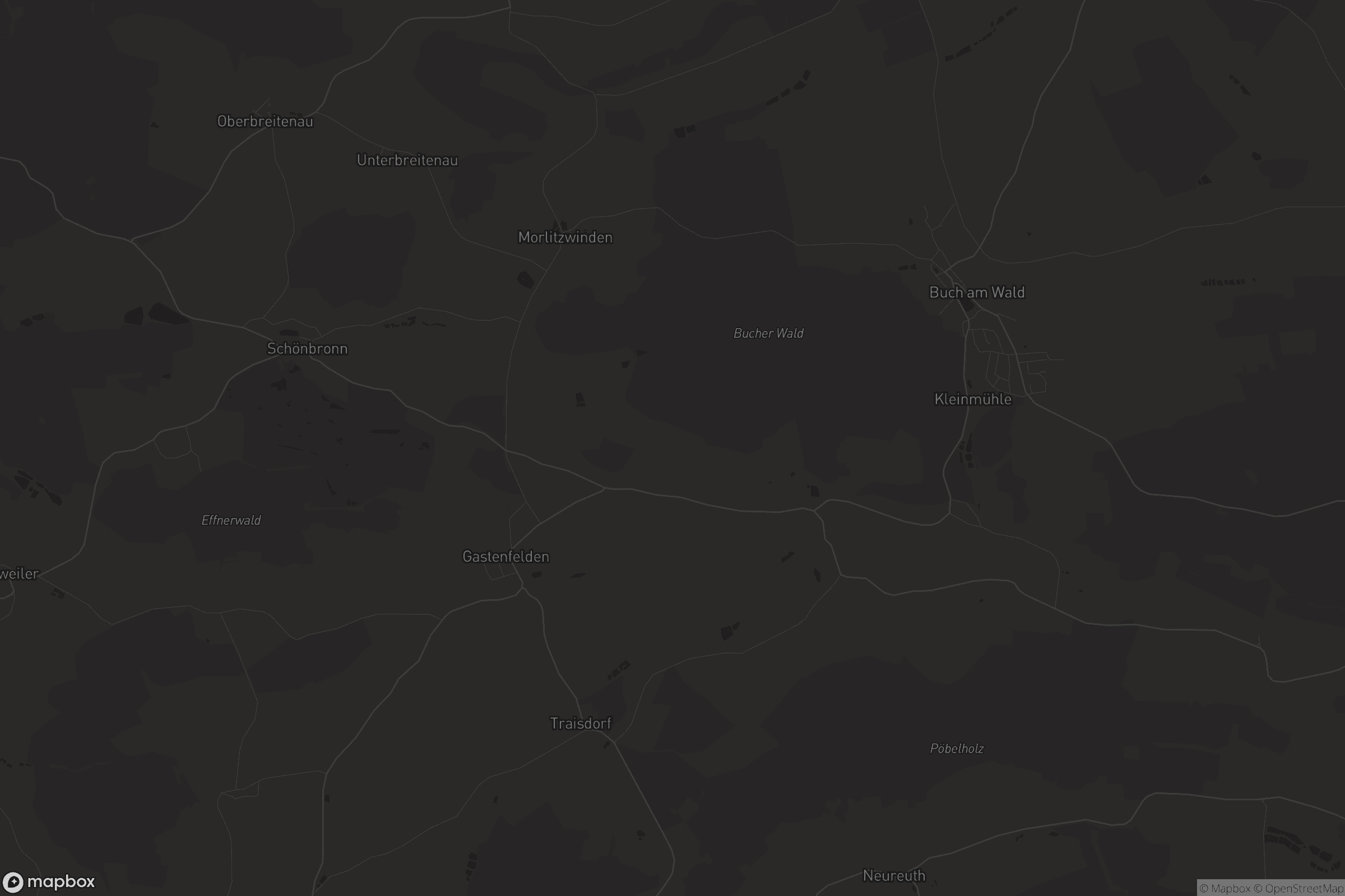 Karte von Buch am Wald