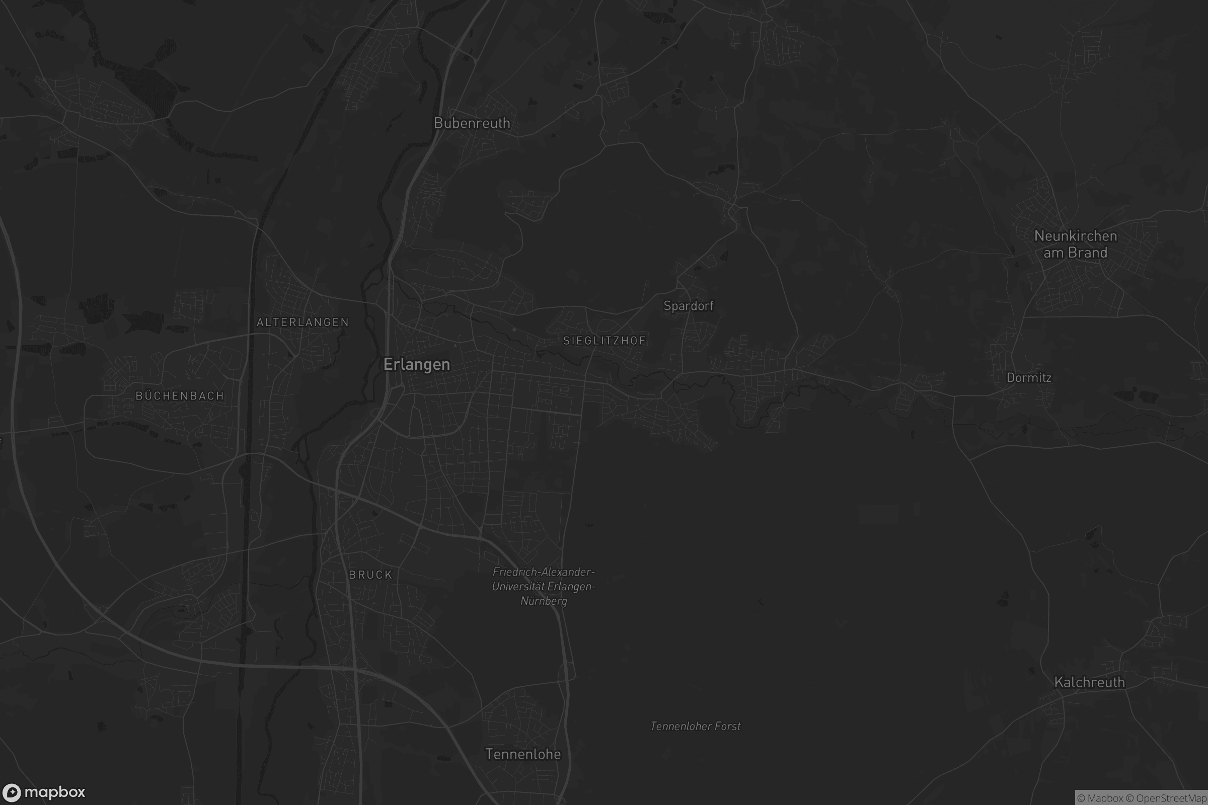 Karte von Buckenhofer Siedlung