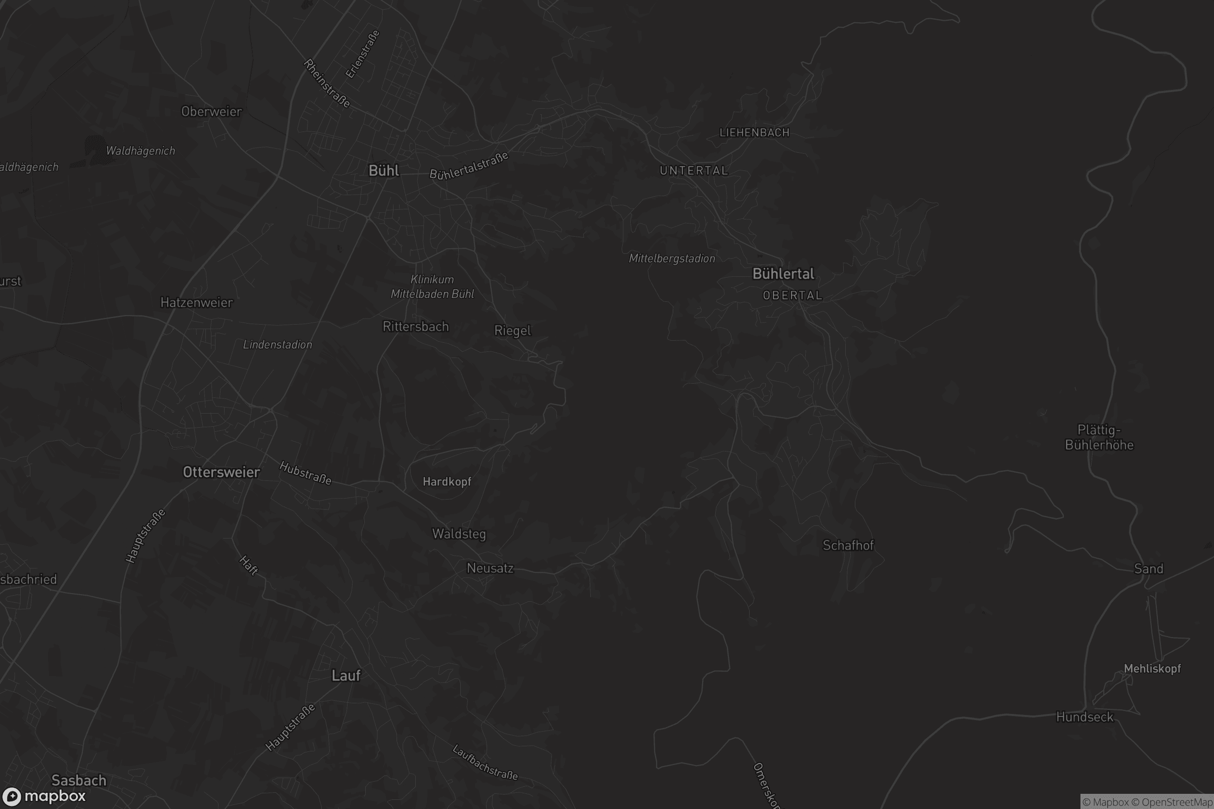 Karte von Bühlertal