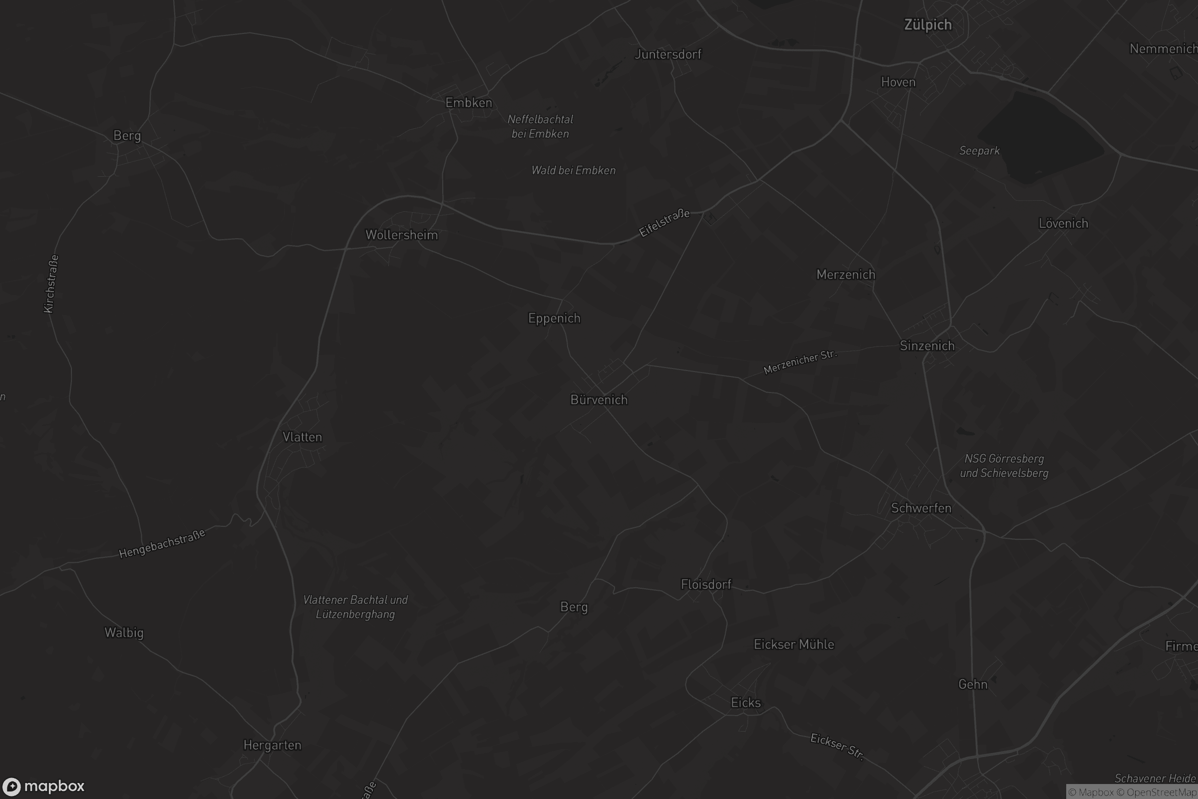 Karte von Bürvenich