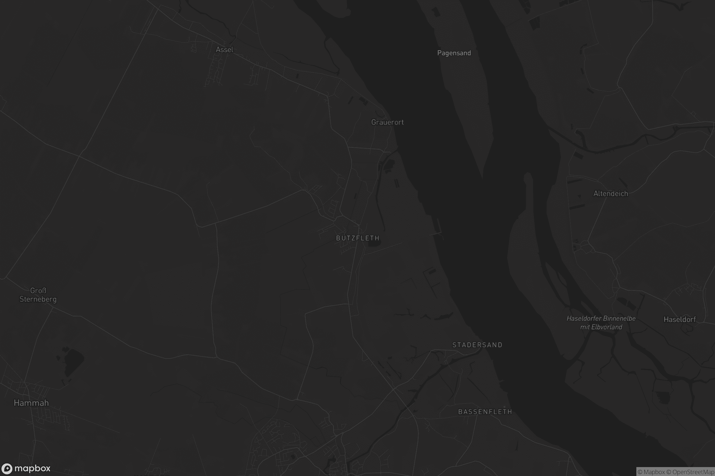 Karte von Bützfleth