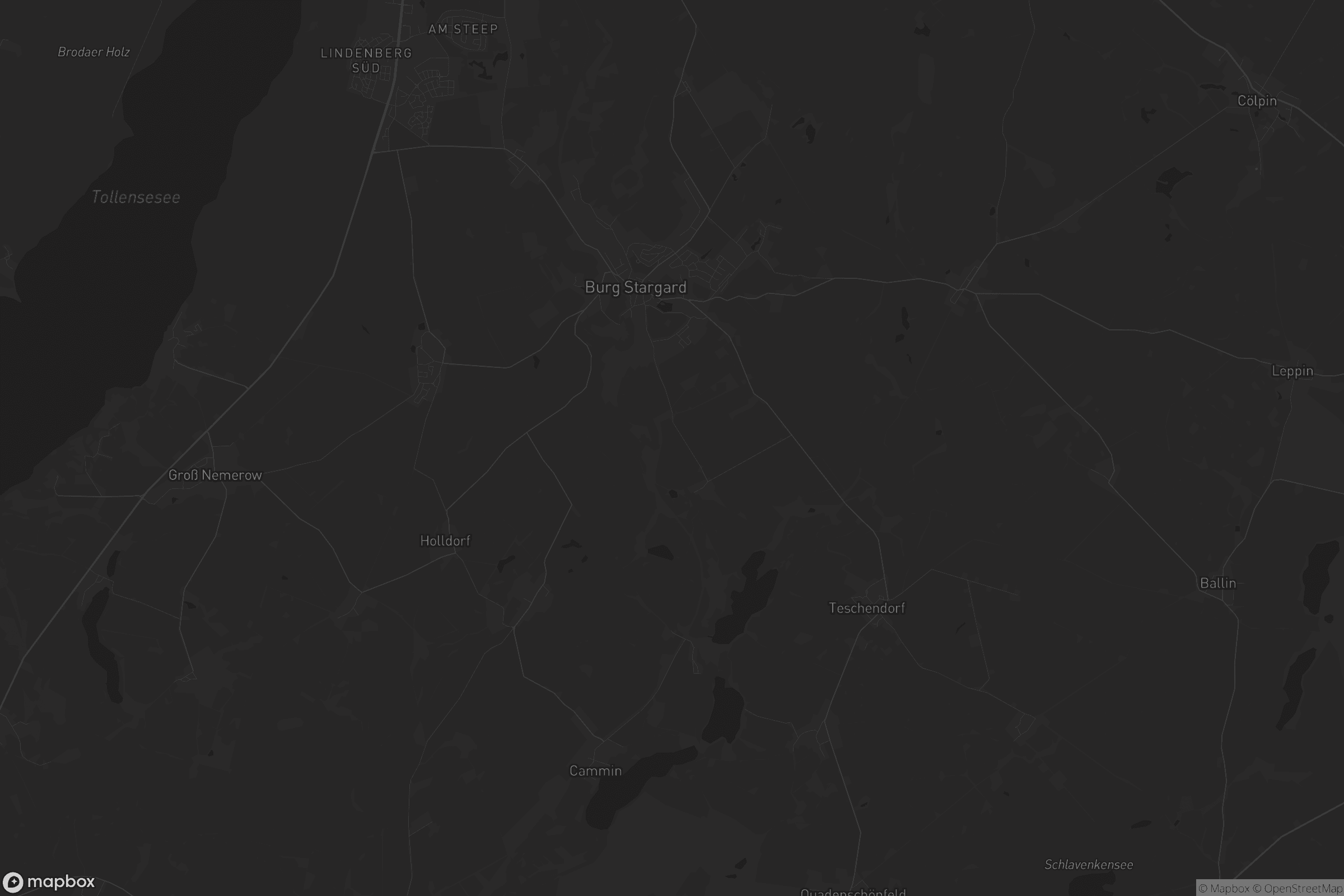 Karte von Burg Stargard