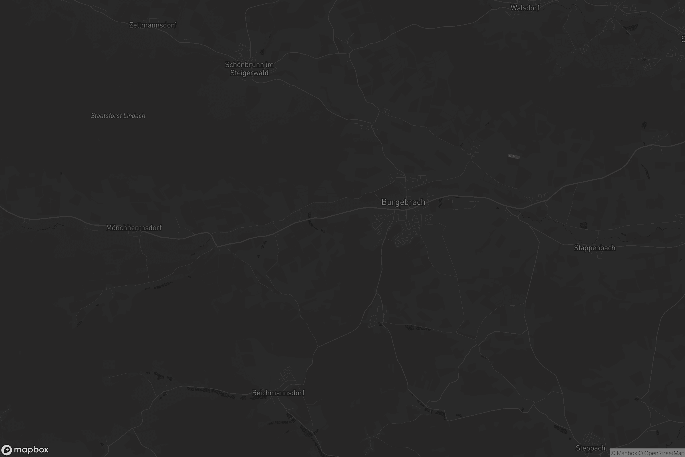 Karte von Burgebrach