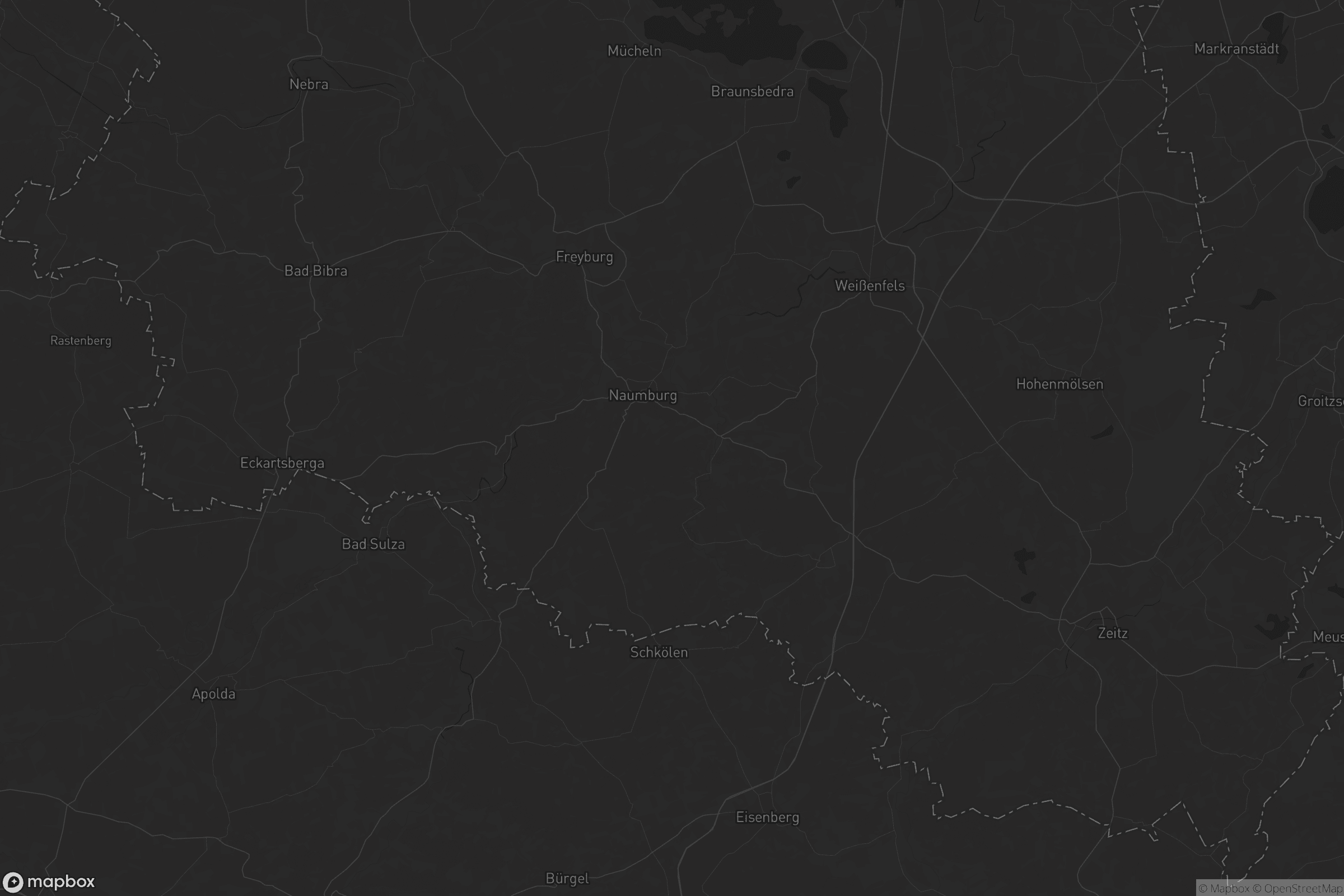 Karte von Burgenlandkreis