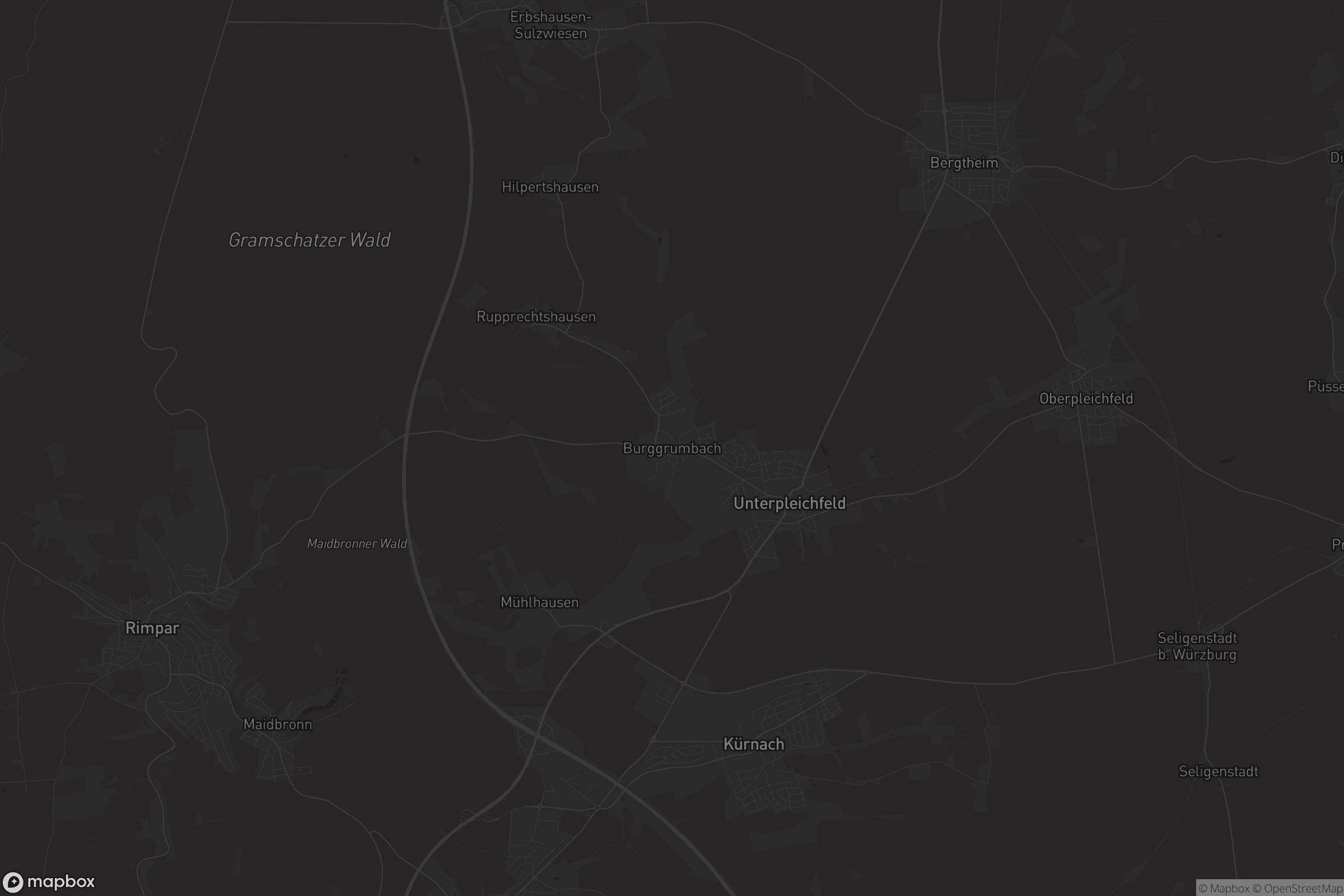 Karte von Burggrumbach