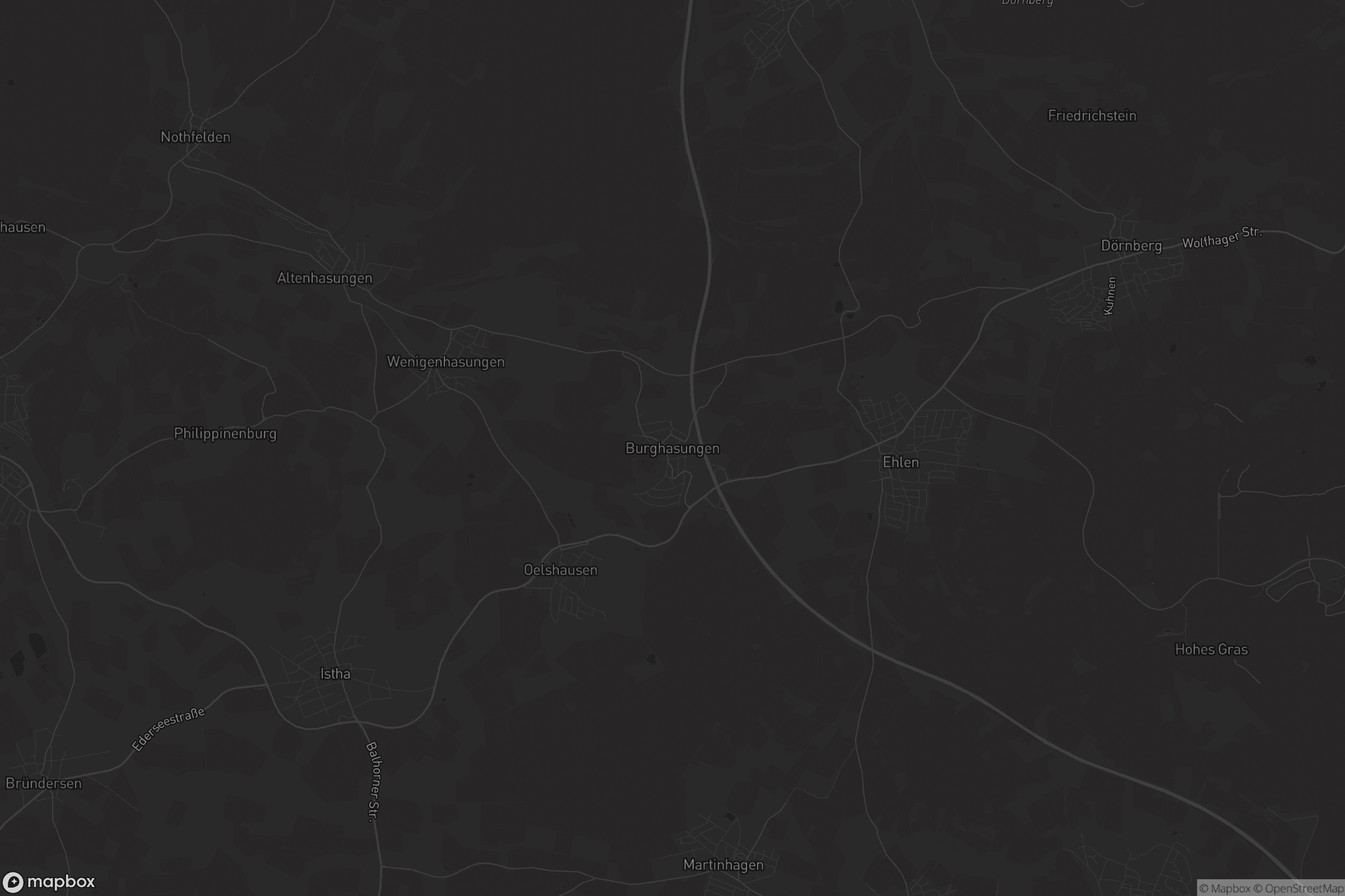 Karte von Burghasungen