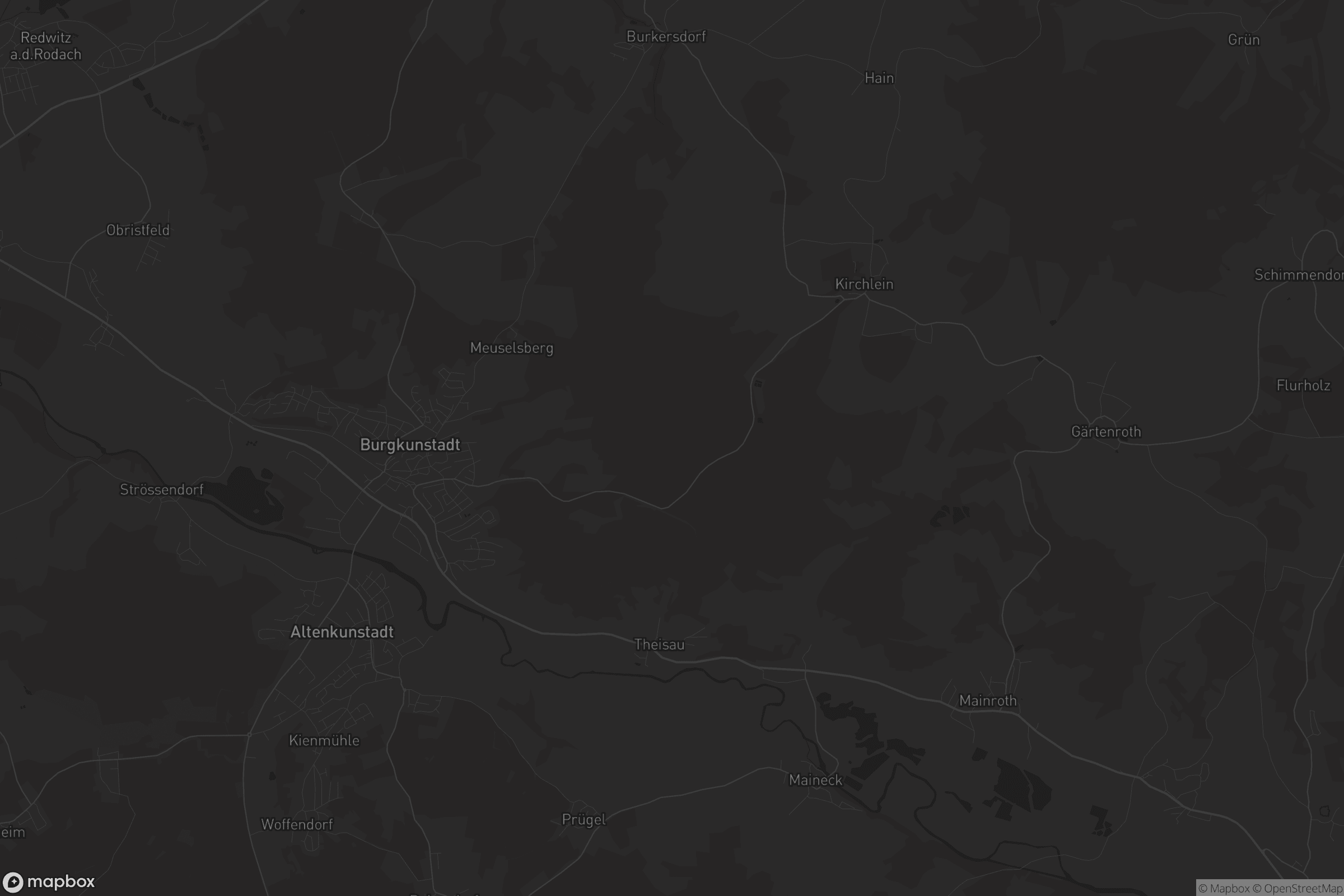 Karte von Burgkunstadt